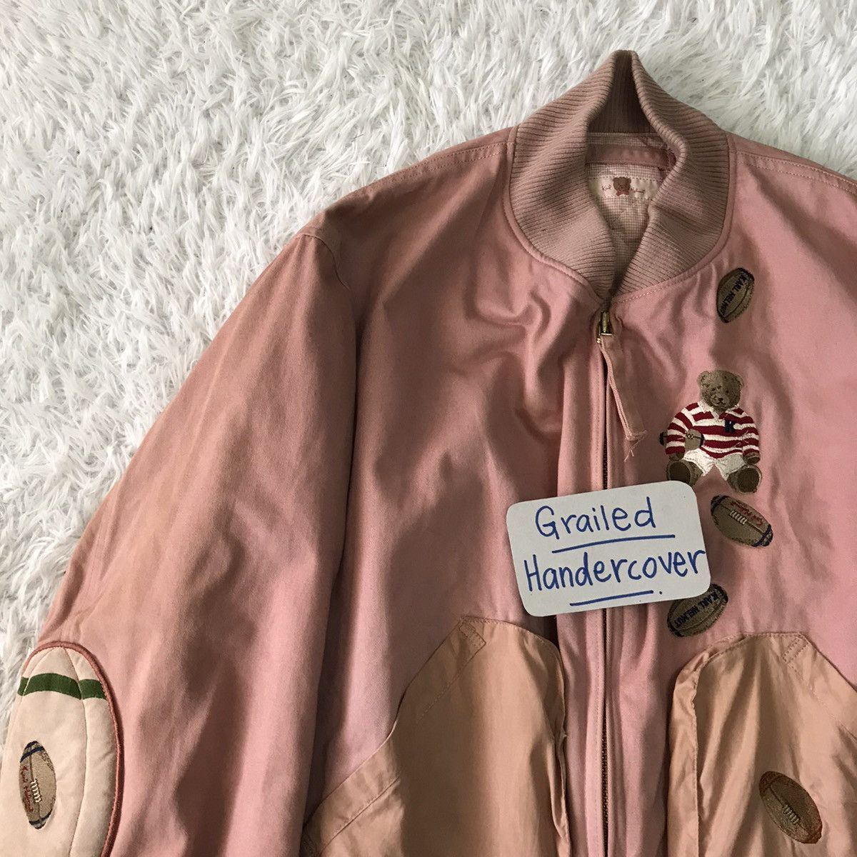 Karl Helmut Rare Karl Helmut Bear Bomber Jacket Size US M / EU 48-50 / 2 - 6 Thumbnail