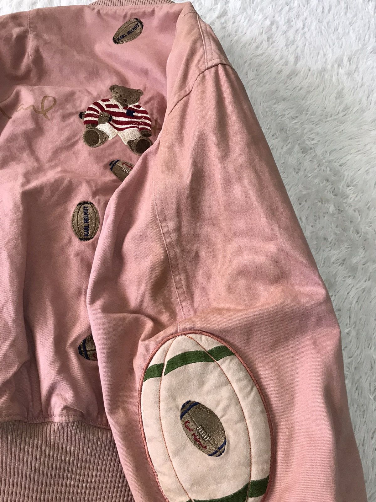 Karl Helmut Rare Karl Helmut Bear Bomber Jacket Size US M / EU 48-50 / 2 - 13 Thumbnail
