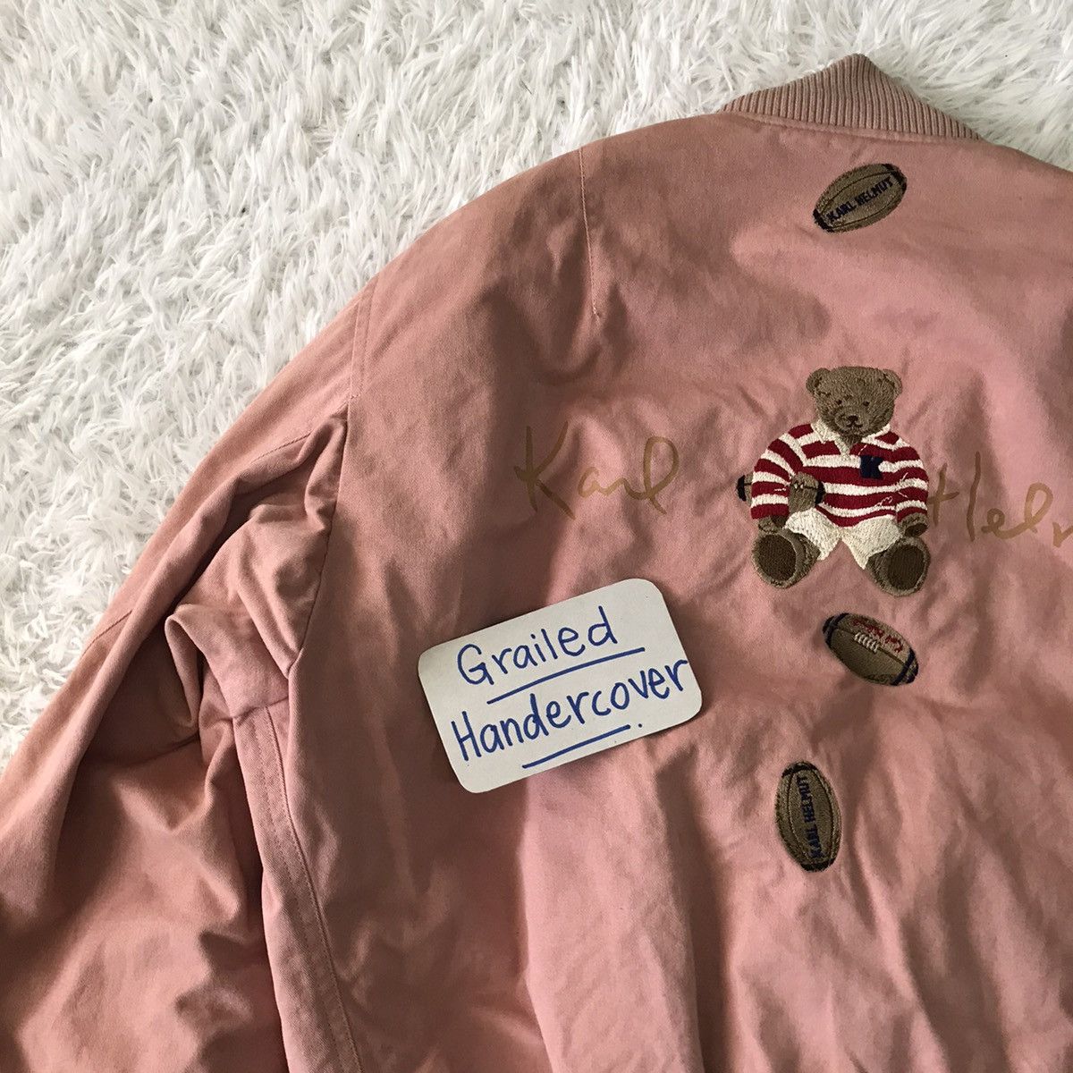Karl Helmut Rare Karl Helmut Bear Bomber Jacket Size US M / EU 48-50 / 2 - 10 Thumbnail