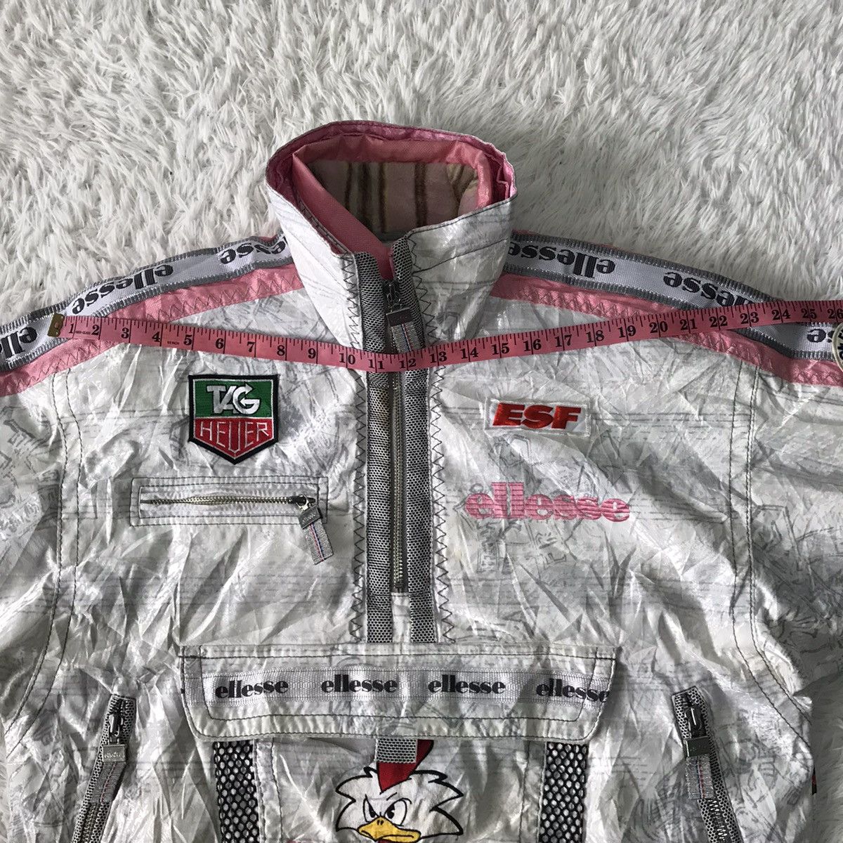 Ellesse × Goldwin Vtg Ellesse Federation Francaise De Ski Jacket ESF Tag Heuer Size US S / EU 44-46 / 1 - 20 Thumbnail