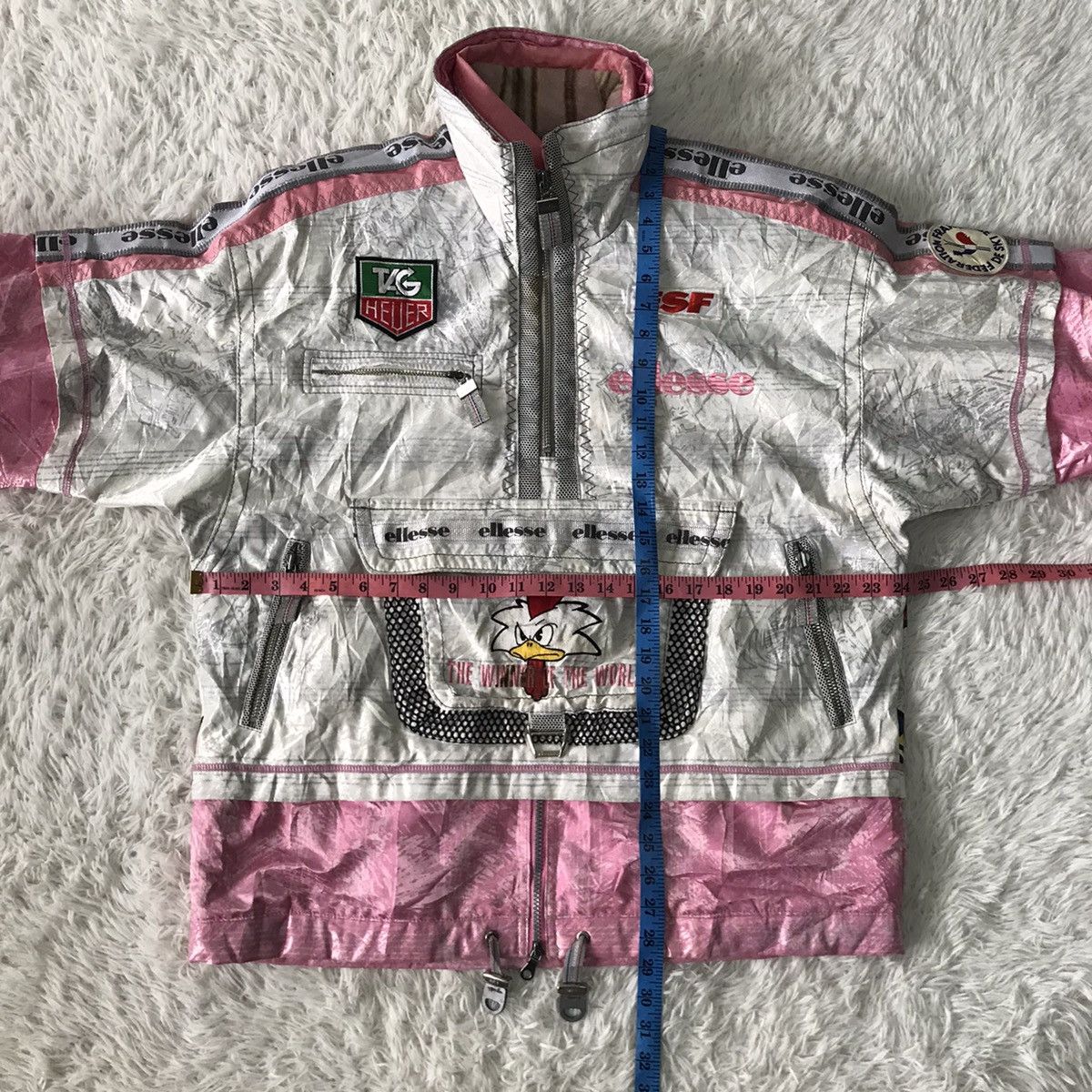 Ellesse × Goldwin Vtg Ellesse Federation Francaise De Ski Jacket ESF Tag Heuer Size US S / EU 44-46 / 1 - 19 Thumbnail