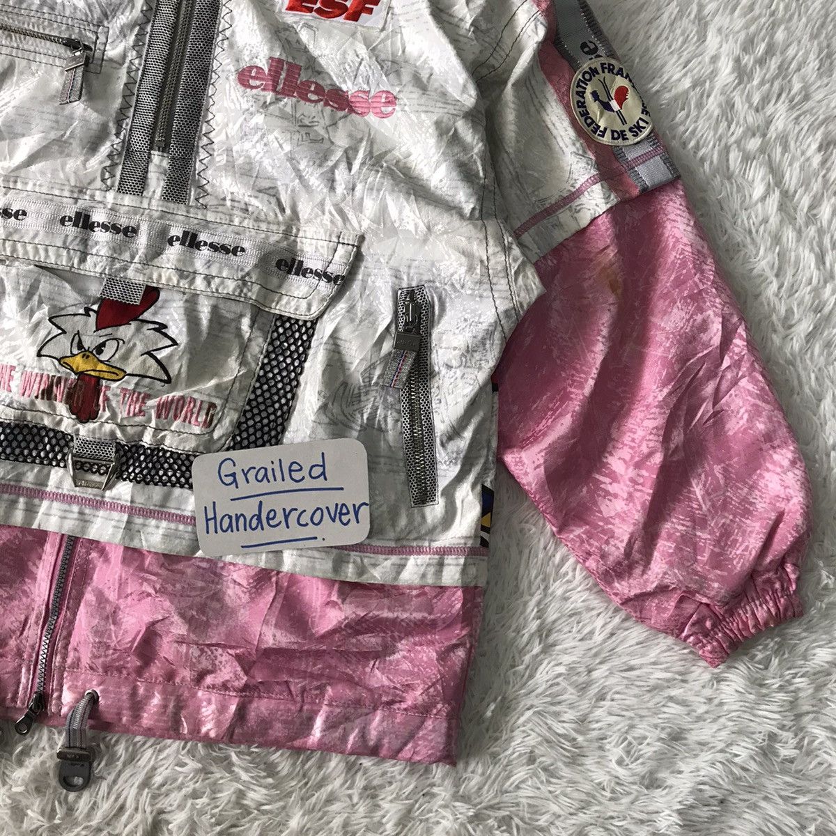 Ellesse × Goldwin Vtg Ellesse Federation Francaise De Ski Jacket ESF Tag Heuer Size US S / EU 44-46 / 1 - 4 Thumbnail