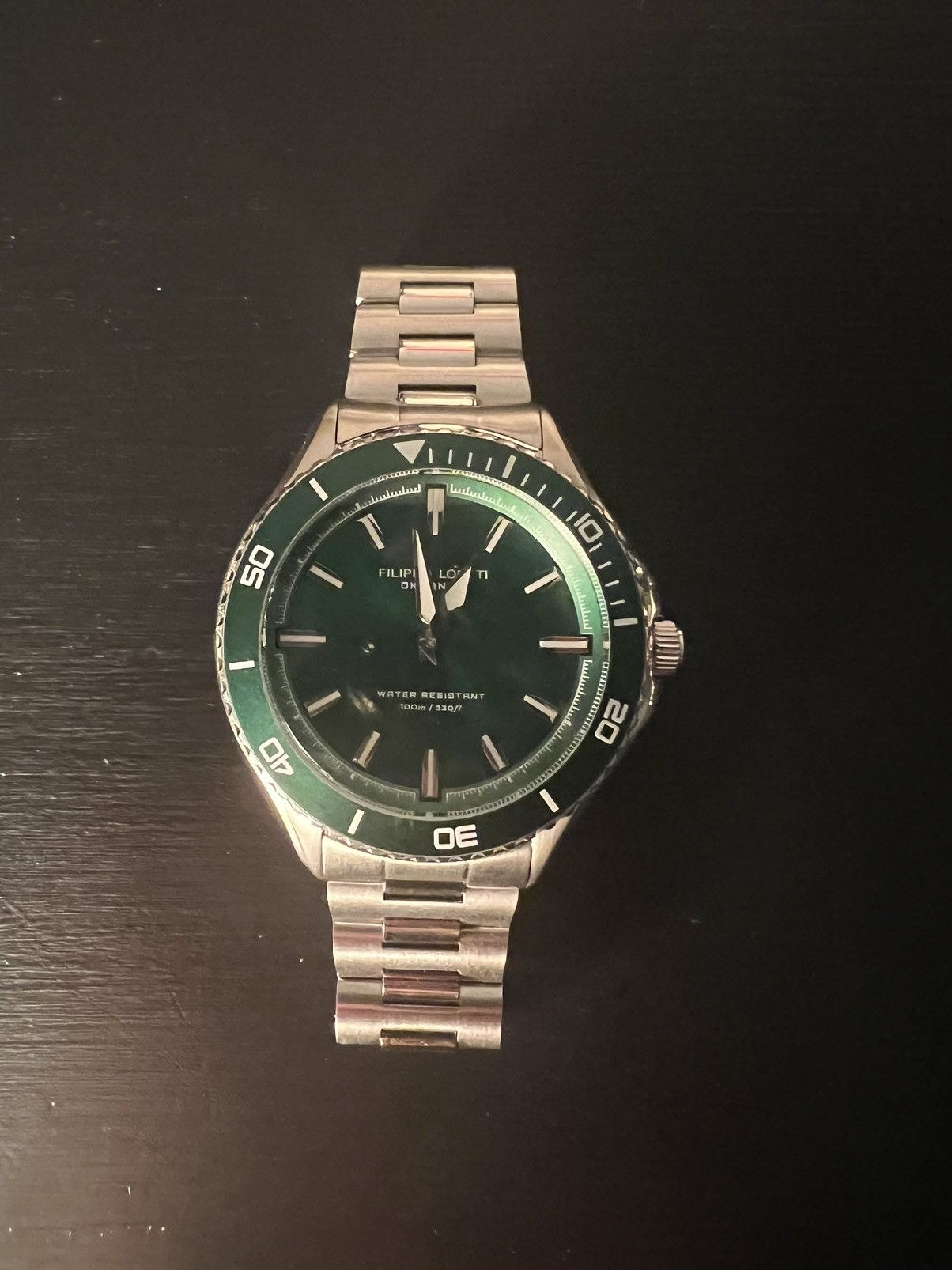 Designer Filippo Loreti Watch, OKEANOS GREEN STEEL LINK | Grailed