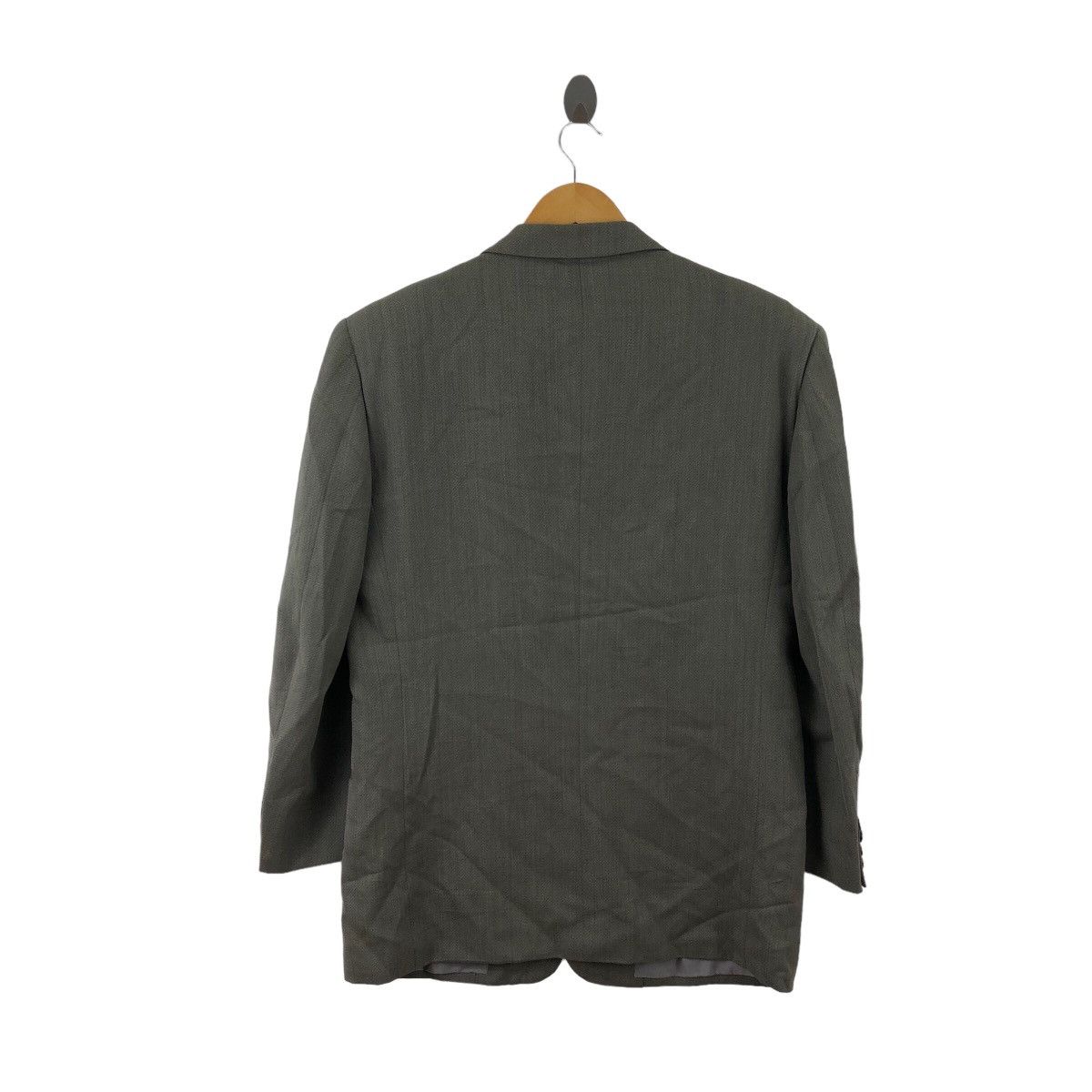 Calvin Klein CALVIN KLEIN CK Button Pocket Plain Blazer Suit Coat Size 48L - 4 Thumbnail