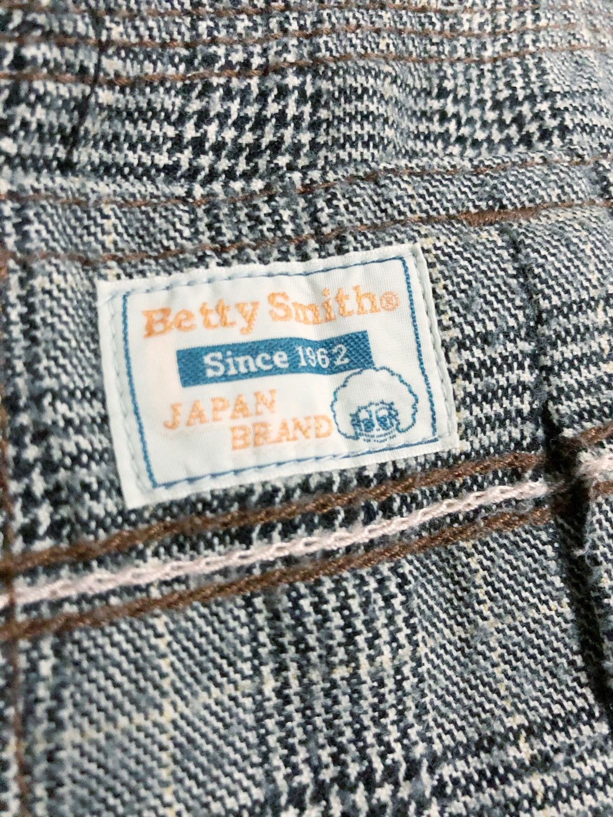 Japanese Brand Japanese Brand Betty Smith Wide Leg Checkered Pants Size US 28 / EU 44 - 6 Thumbnail