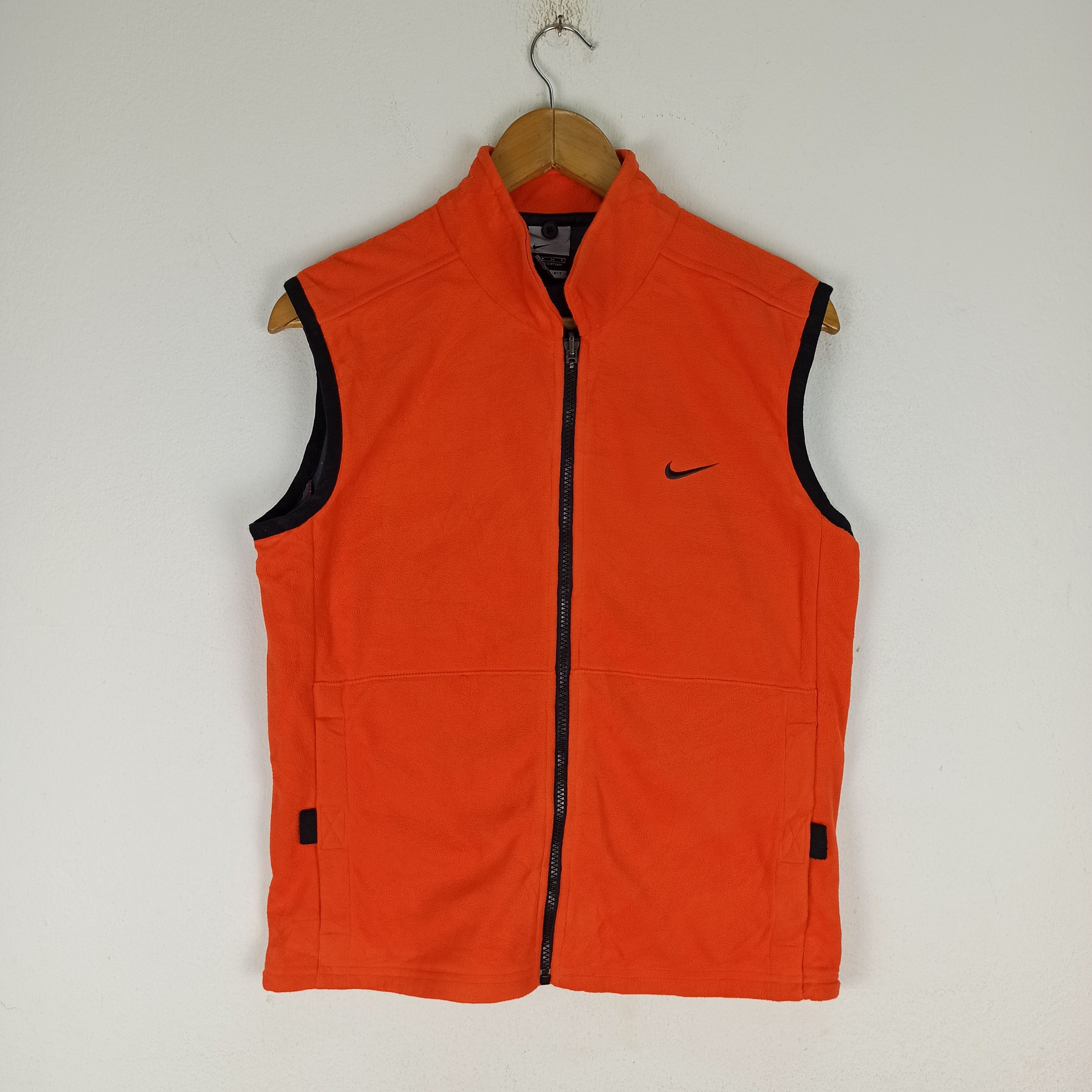 Nike Vintage NIKE Fleece Orange Size US S / EU 44-46 / 1 - 1 Thumbnail