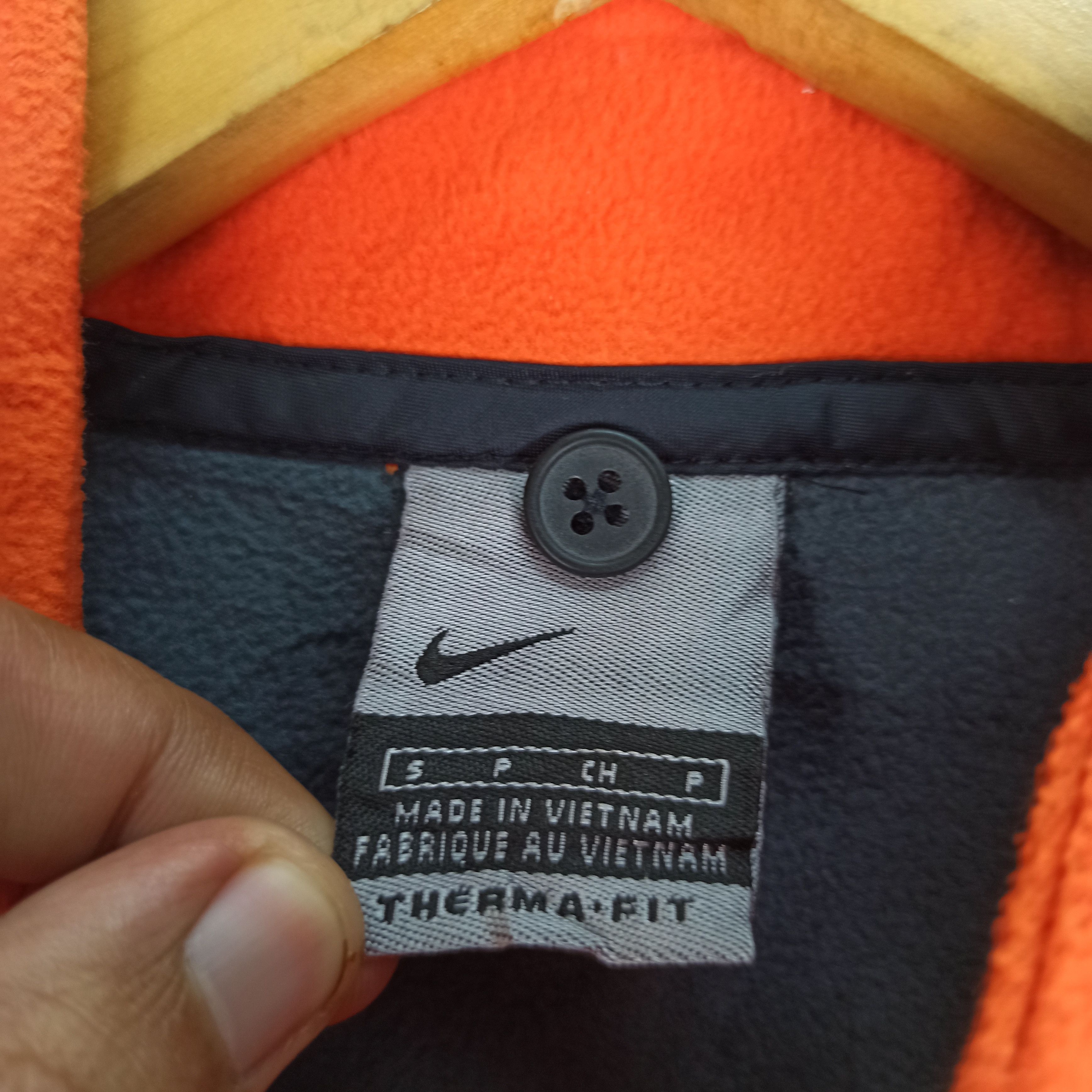 Nike Vintage NIKE Fleece Orange Size US S / EU 44-46 / 1 - 7 Thumbnail
