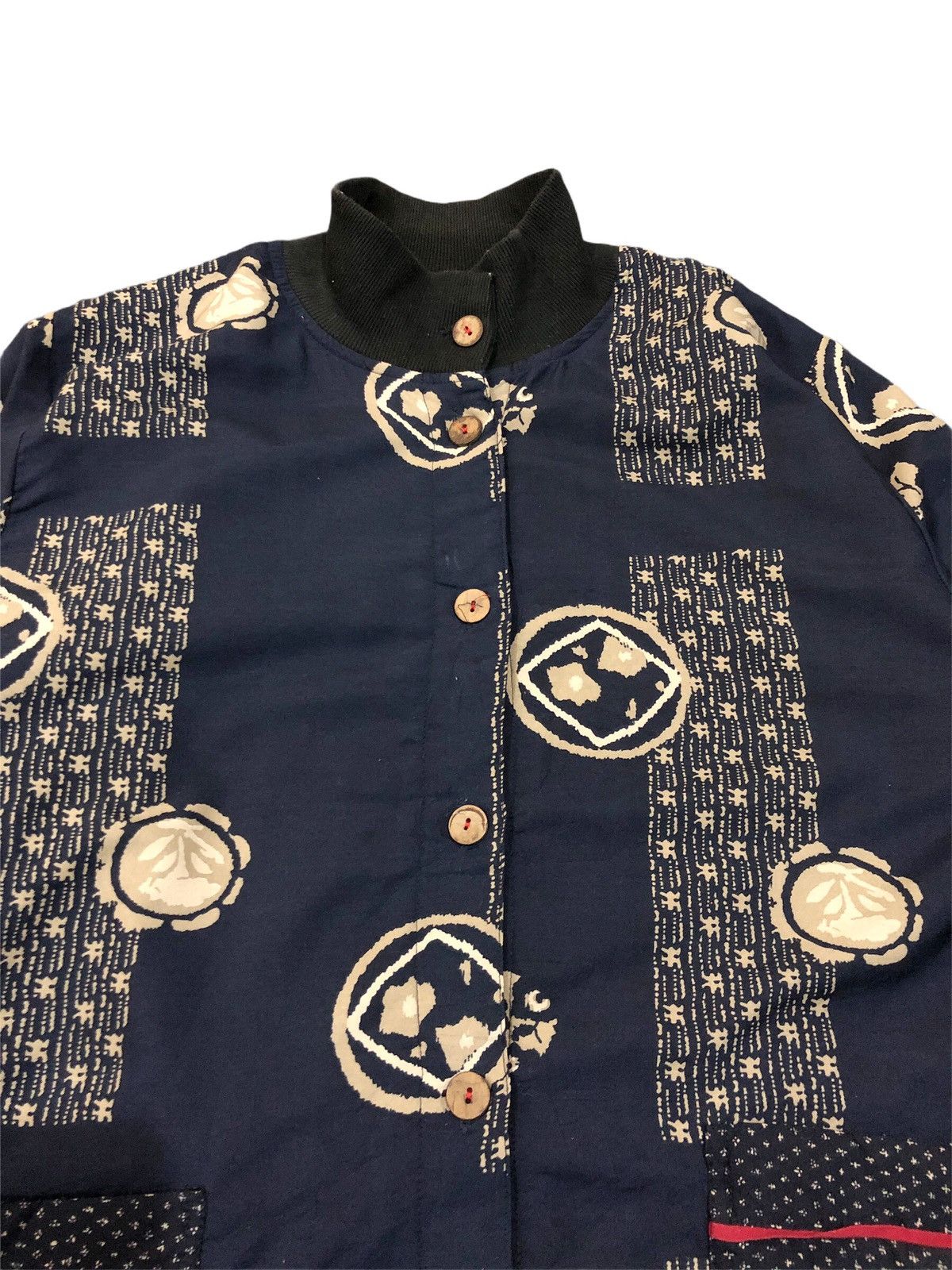 Japanese Brand Japan Crafted Handmade Button Bandana Print Kapital Style Size US S / EU 44-46 / 1 - 6 Thumbnail