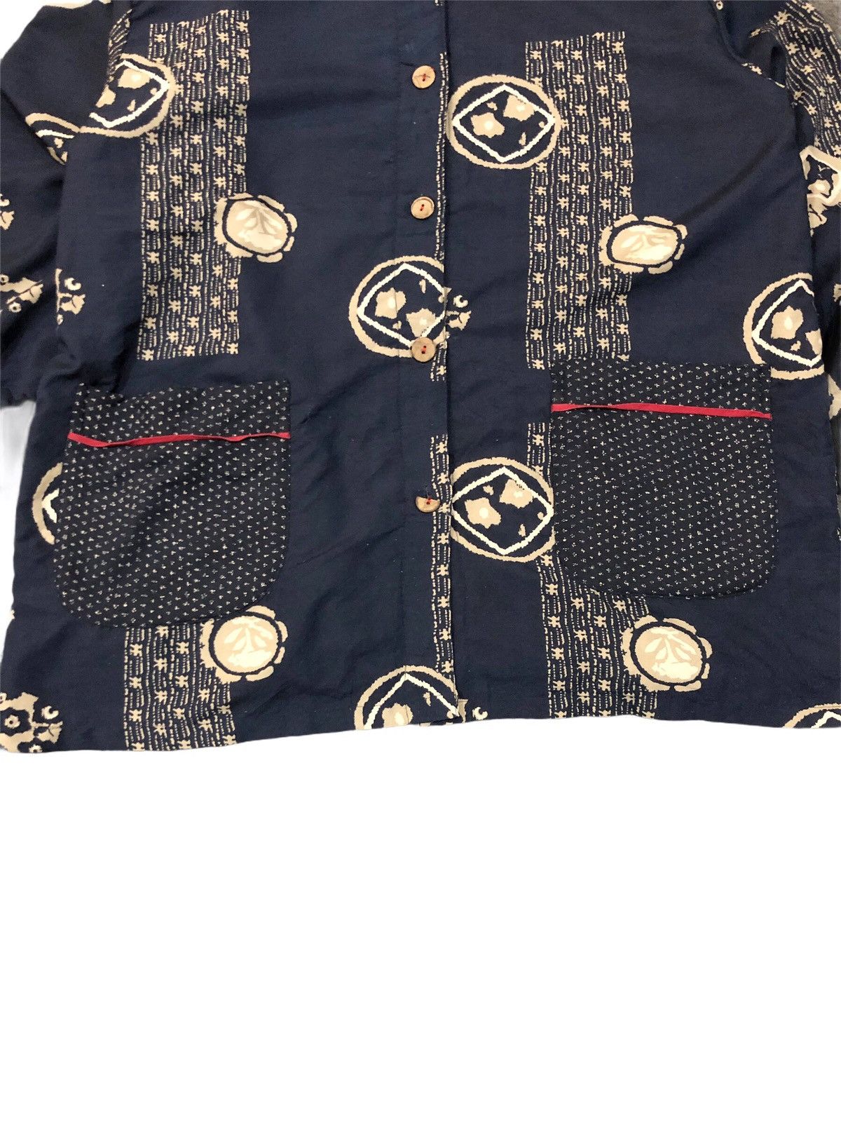 Japanese Brand Japan Crafted Handmade Button Bandana Print Kapital Style Size US S / EU 44-46 / 1 - 8 Thumbnail