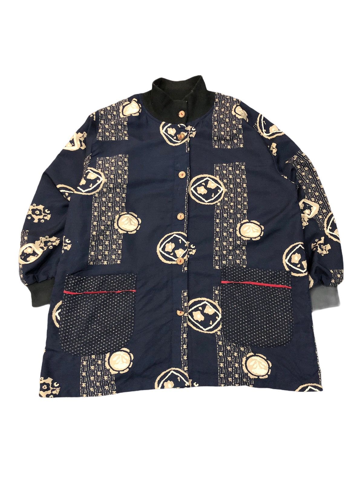 Japanese Brand Japan Crafted Handmade Button Bandana Print Kapital Style Size US S / EU 44-46 / 1 - 1 Thumbnail
