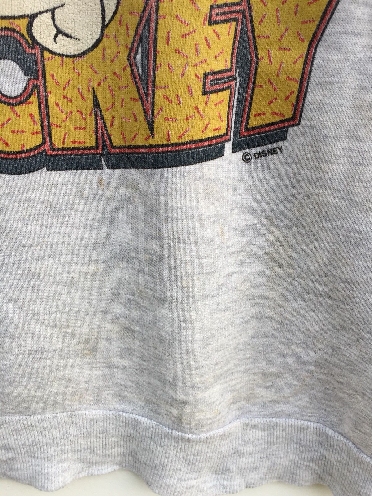 Mickey Mouse × Vintage Vintage 80s Mickey Mouse Sweatshirt Size US L / EU 52-54 / 3 - 5 Thumbnail