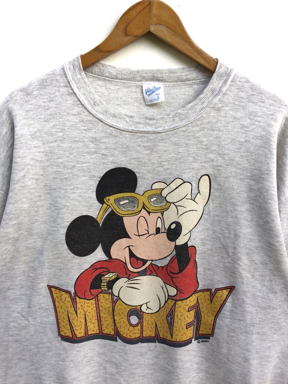 Mickey Mouse × Vintage Vintage 80s Mickey Mouse Sweatshirt Size US L / EU 52-54 / 3 - 3 Thumbnail