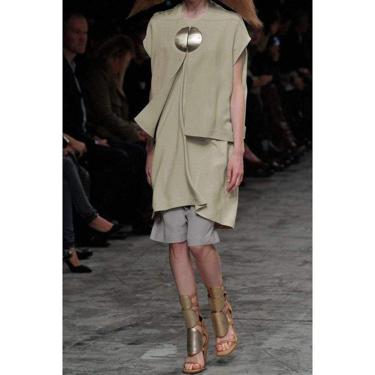 Rick Owens Dagger Mantlette Silk-crepe Jacket Size M / US 6-8 / IT 42-44 - 6 Thumbnail