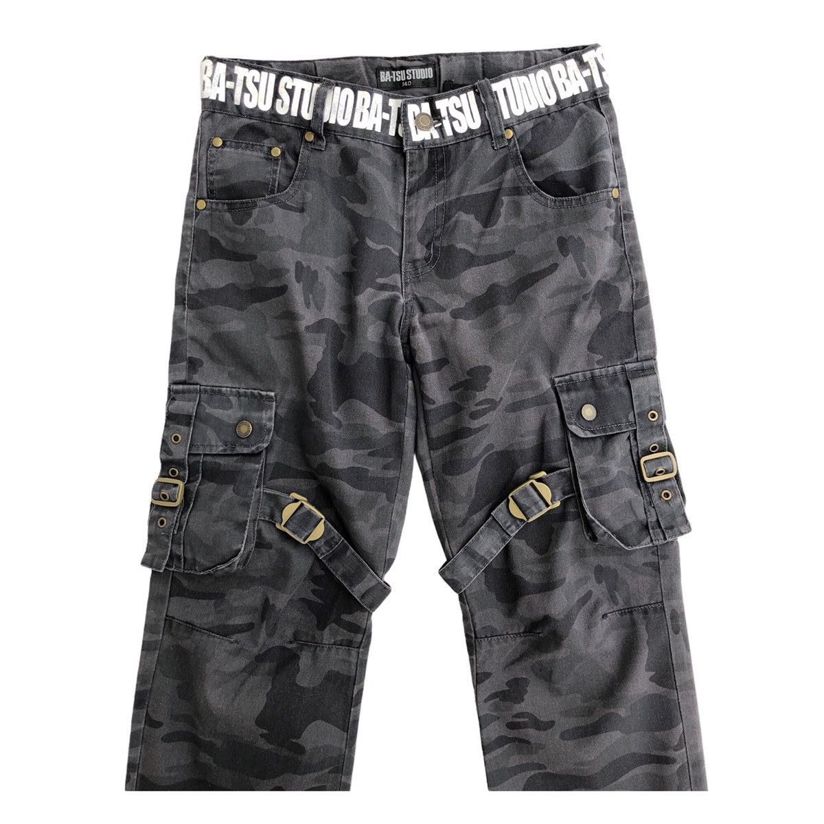 Japanese Brand Batsu-Studio Japan Camo Parachute Pants Size US 28 / EU 44 - 4 Thumbnail