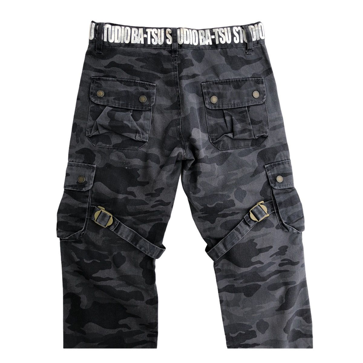 Japanese Brand Batsu-Studio Japan Camo Parachute Pants Size US 28 / EU 44 - 3 Thumbnail