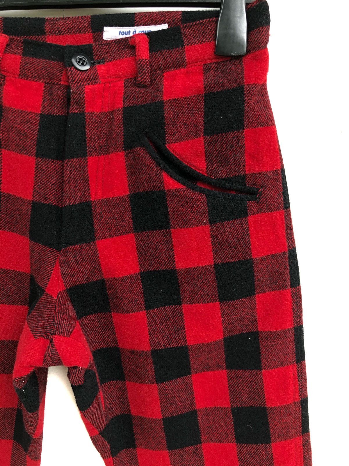 Japanese Brand × Seditionaries JAPANESE BRAND TOUT A COUP SMILEY POCKET WOOL TARTAN PANT Size US 27 - 3 Thumbnail