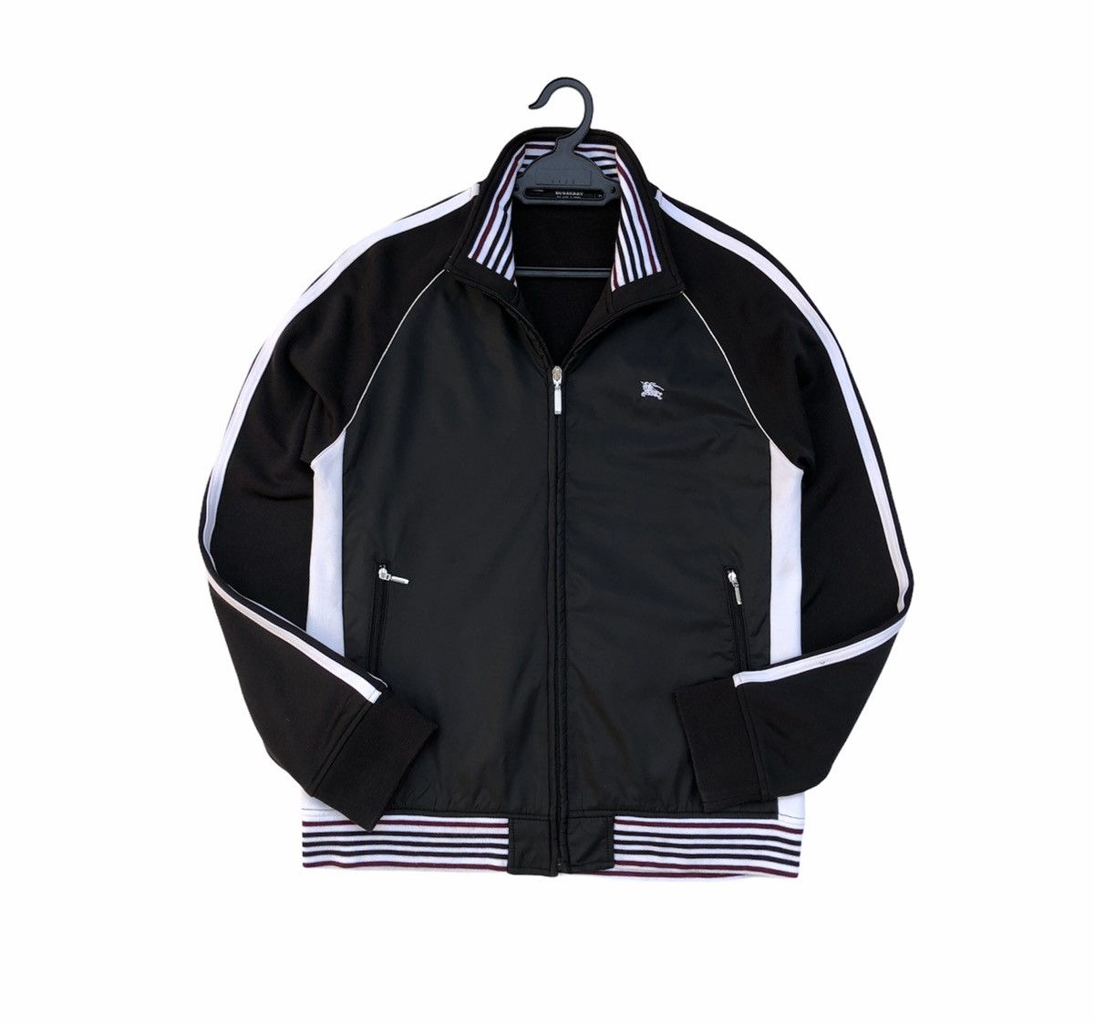 Burberry Burberry Black Label Track Jacket Embroidery Logo Size US S / EU 44-46 / 1 - 7 Thumbnail
