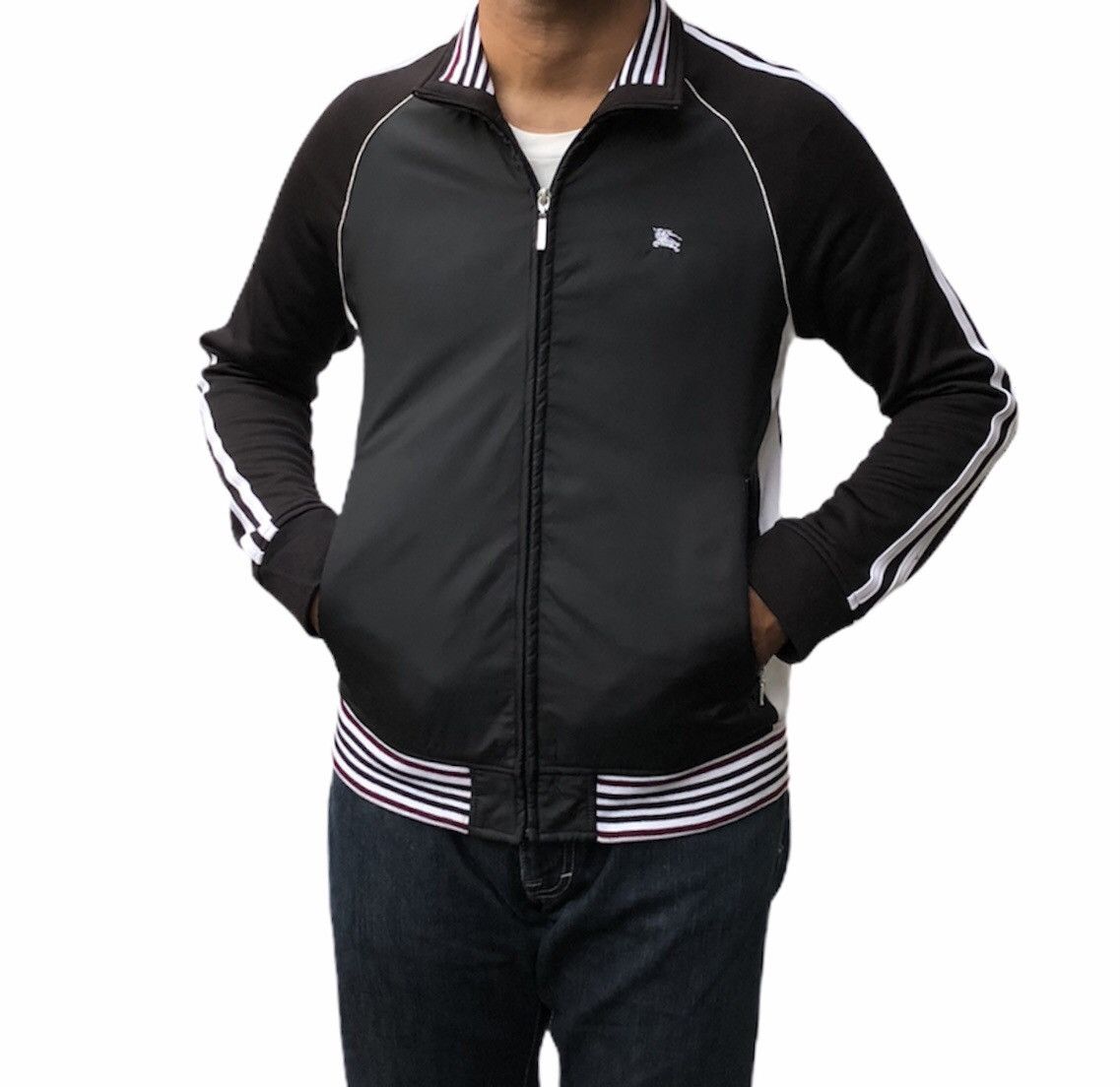 Burberry Burberry Black Label Track Jacket Embroidery Logo Size US S / EU 44-46 / 1 - 4 Thumbnail