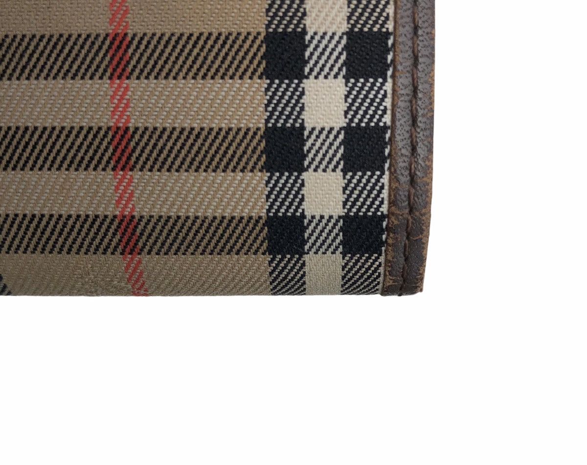 Burberry Vintage Burberrys Horse Ferry Check Folded Wallet Size ONE SIZE - 15 Thumbnail