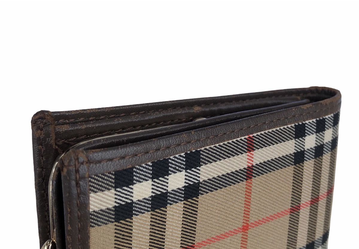Burberry Vintage Burberrys Horse Ferry Check Folded Wallet Size ONE SIZE - 19 Thumbnail