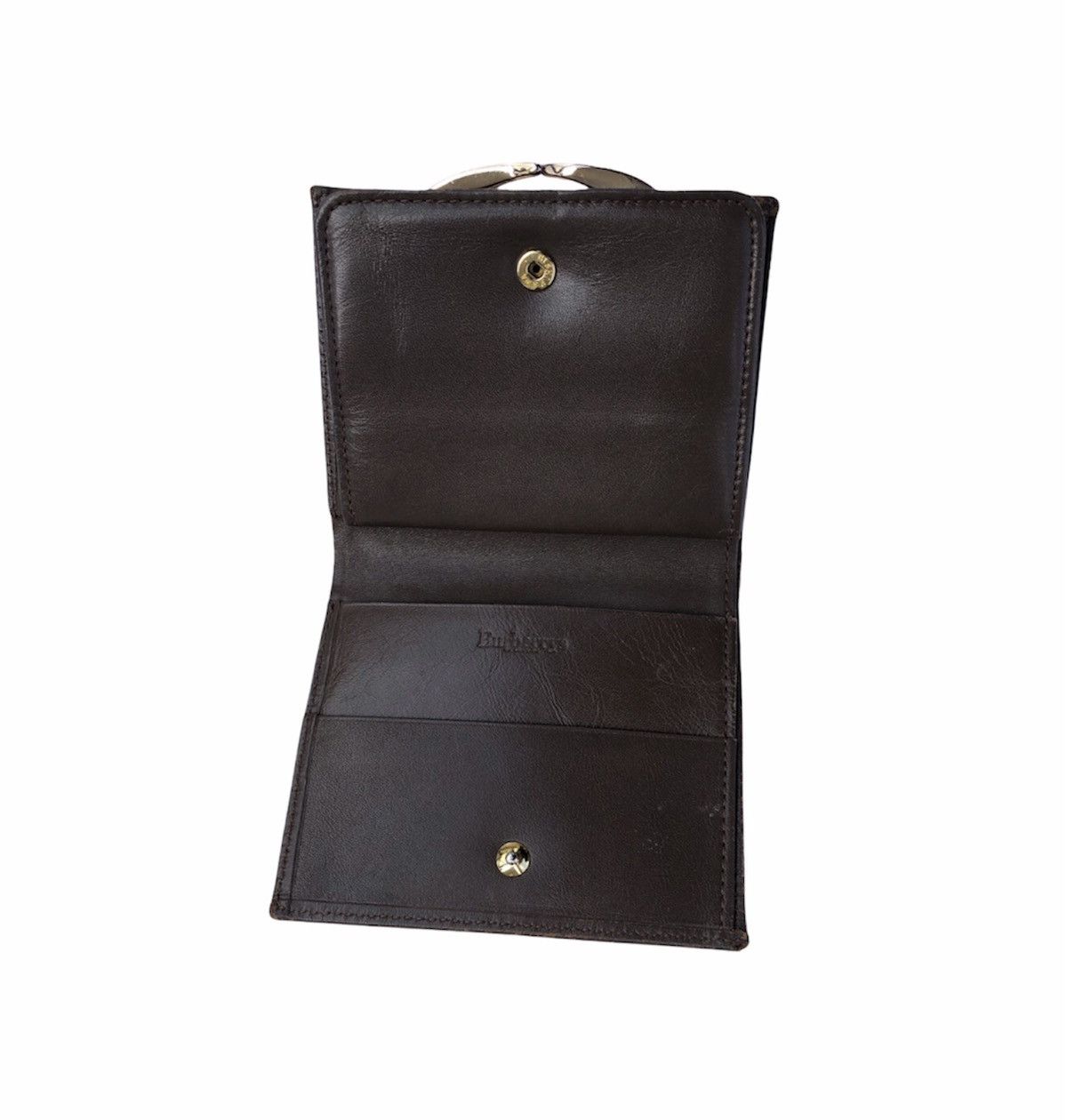 Burberry Vintage Burberrys Horse Ferry Check Folded Wallet Size ONE SIZE - 8 Thumbnail