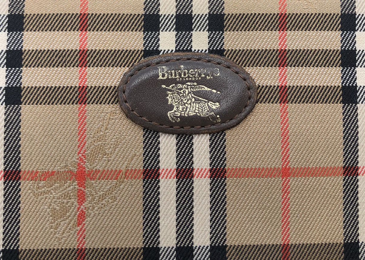 Burberry Vintage Burberrys Horse Ferry Check Folded Wallet Size ONE SIZE - 10 Thumbnail