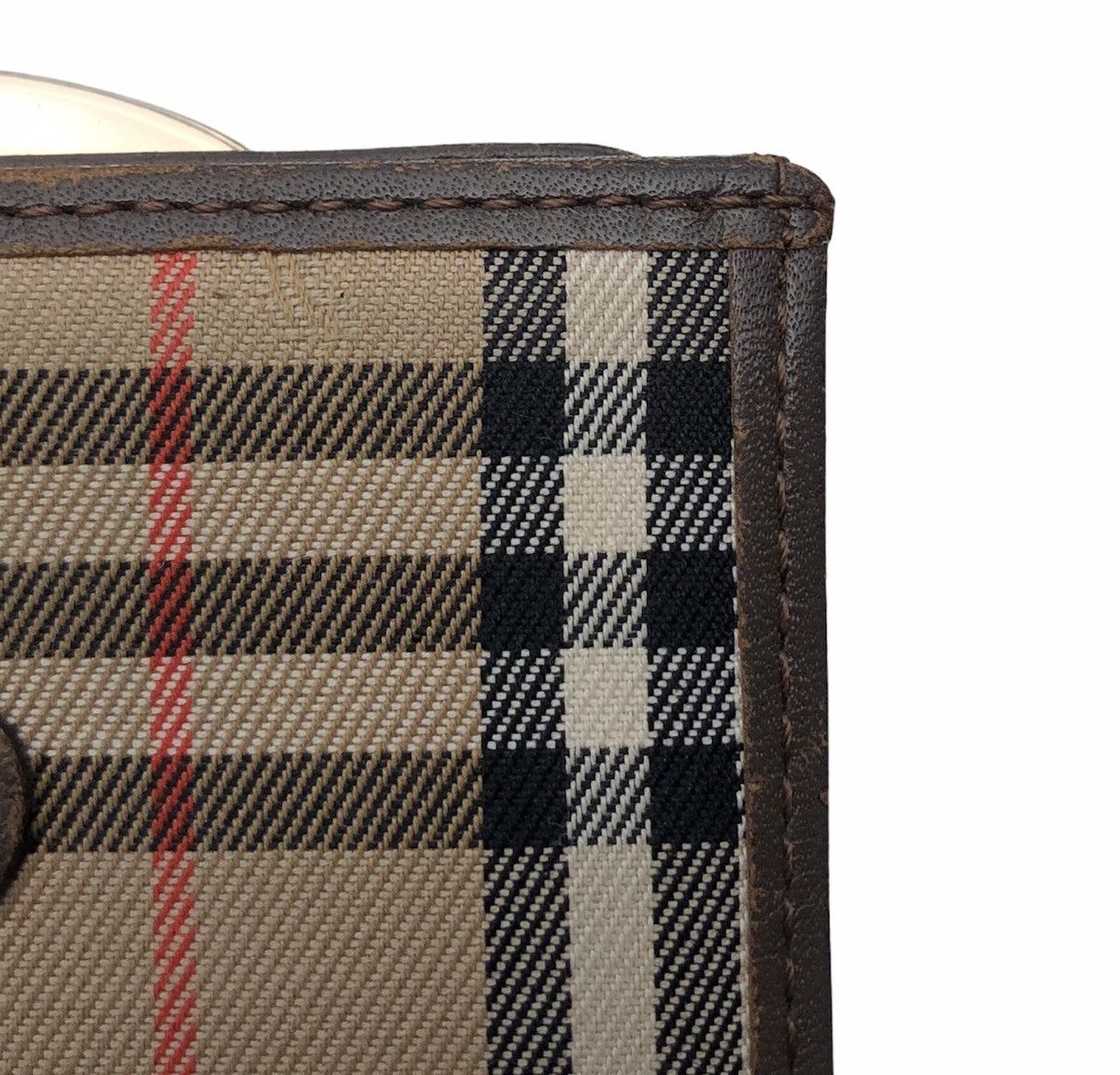Burberry Vintage Burberrys Horse Ferry Check Folded Wallet Size ONE SIZE - 17 Thumbnail