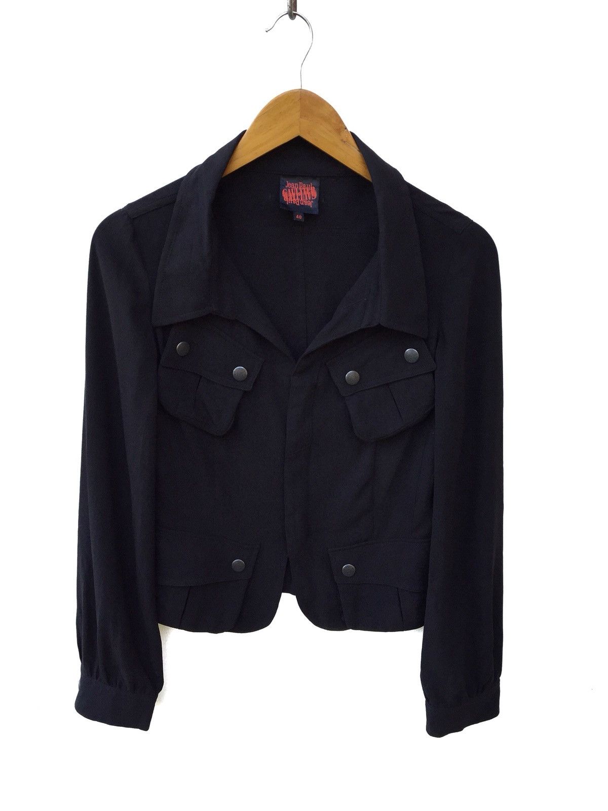 Jean Paul Gaultier Jean Paul Gaultier Black Punk Light Jacket Size S / US 4 / IT 40 - 1 Thumbnail
