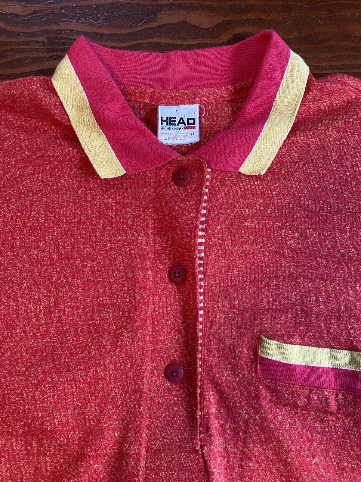 Vintage Vintage 80’s Head Neon Marble Look Tennis Polo Size US S / EU 44-46 / 1 - 2 Thumbnail