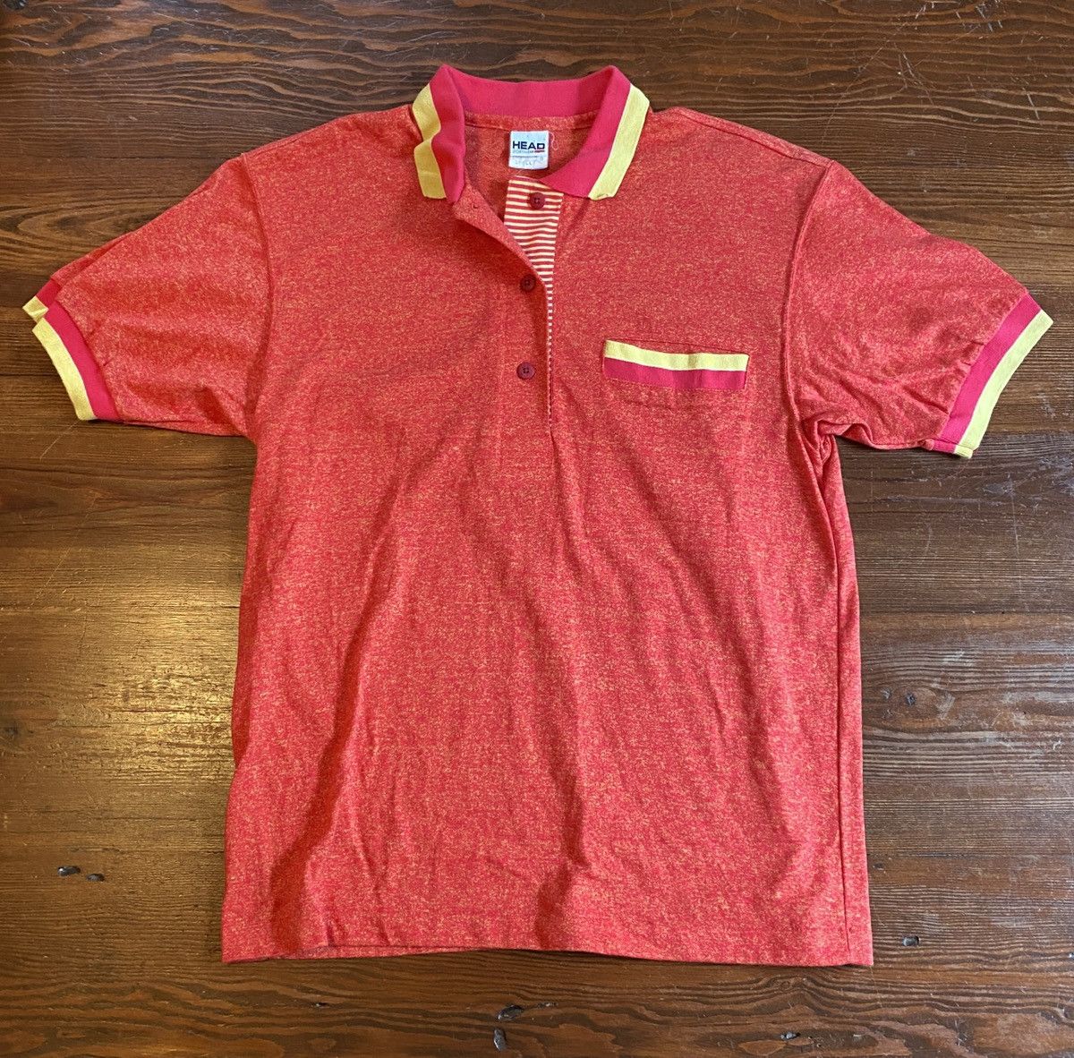 Vintage Vintage 80’s Head Neon Marble Look Tennis Polo Size US S / EU 44-46 / 1 - 3 Thumbnail
