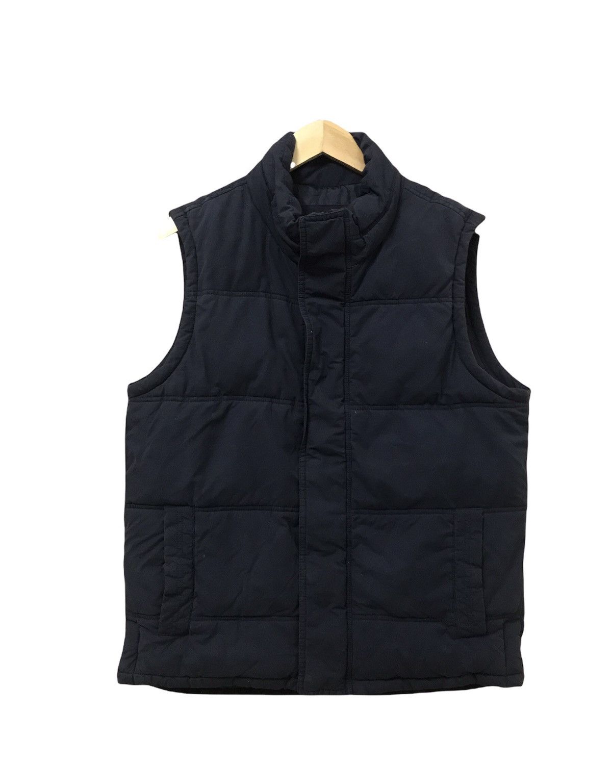image of Avant Garde x Calvin Klein Vintage Calvin Klein Puffer Vest Jackets in Blue, Men's (Size Large)