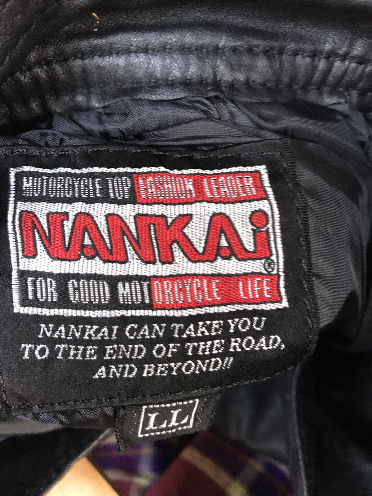 Leather MADE IN JAPAN Nankai Motorcycle Leather Pants Size US 29 - 13 Thumbnail
