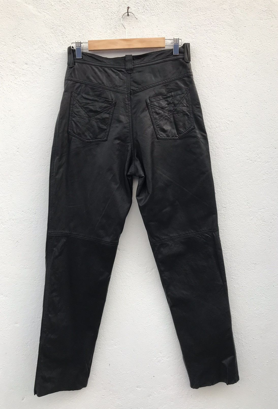 Leather MADE IN JAPAN Nankai Motorcycle Leather Pants Size US 29 - 7 Thumbnail