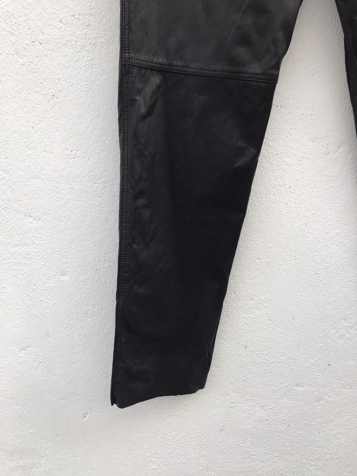 Leather MADE IN JAPAN Nankai Motorcycle Leather Pants Size US 29 - 9 Thumbnail