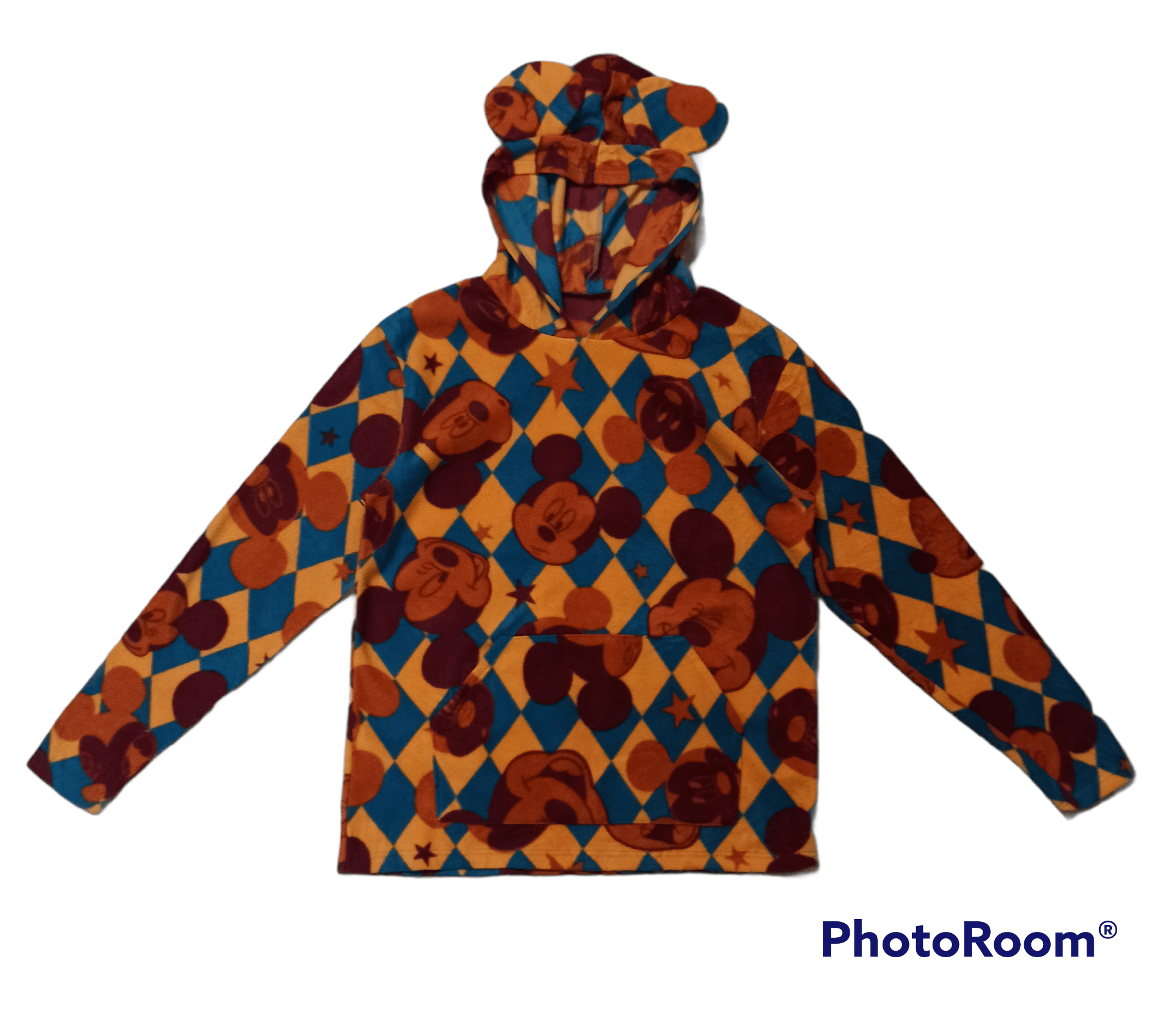 If Six Was Nine Rare🔥 Mickey Mouse Halloween Circus Hoodie Fleece Size US M / EU 48-50 / 2 - 1 Thumbnail