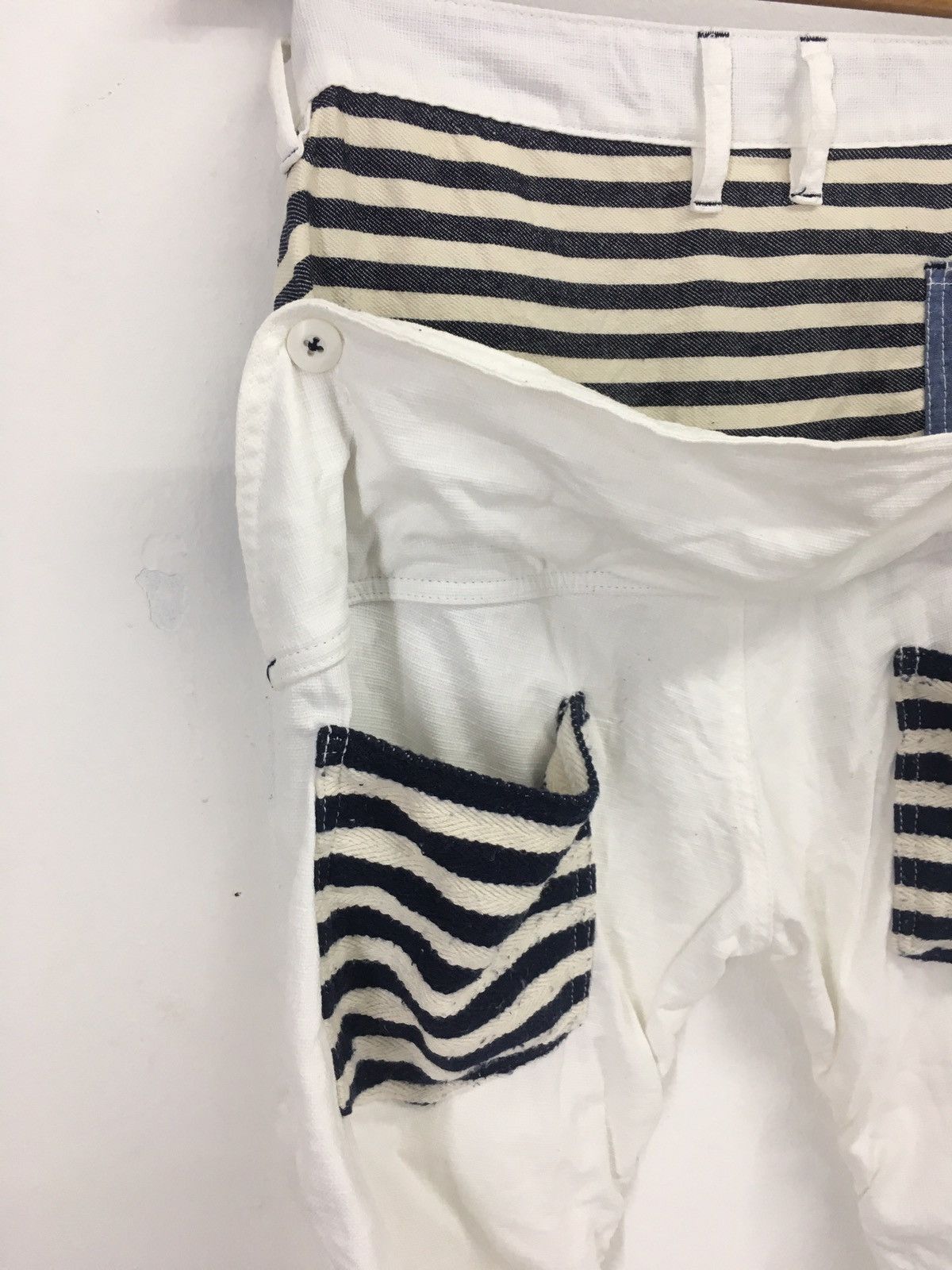 Japanese Brand white stripe pant Size US 31 - 7 Thumbnail
