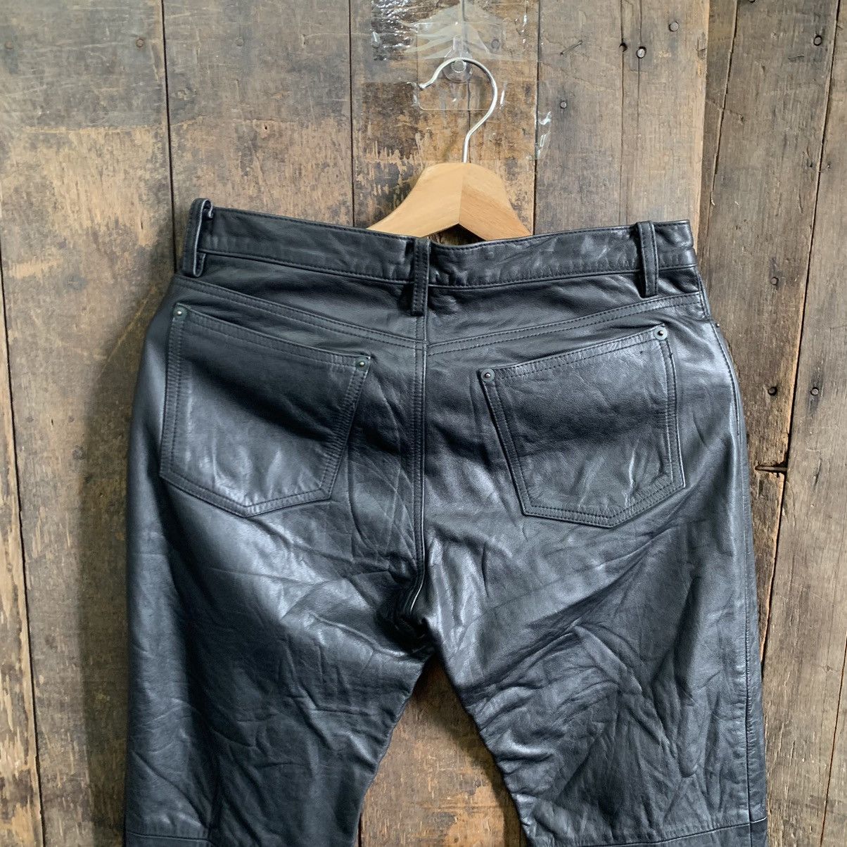 Leather Vintage Leather Pants Size US 29 - 7 Thumbnail