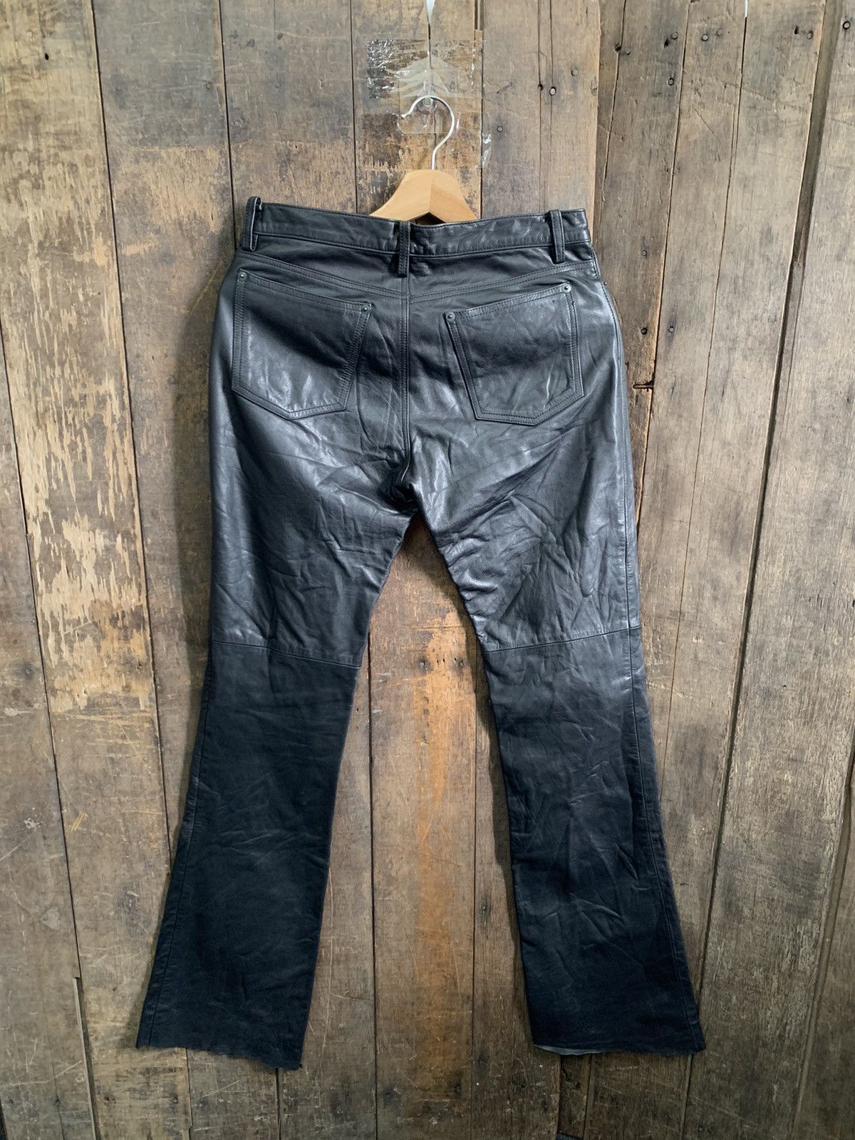 Leather Vintage Leather Pants Size US 29 - 6 Thumbnail