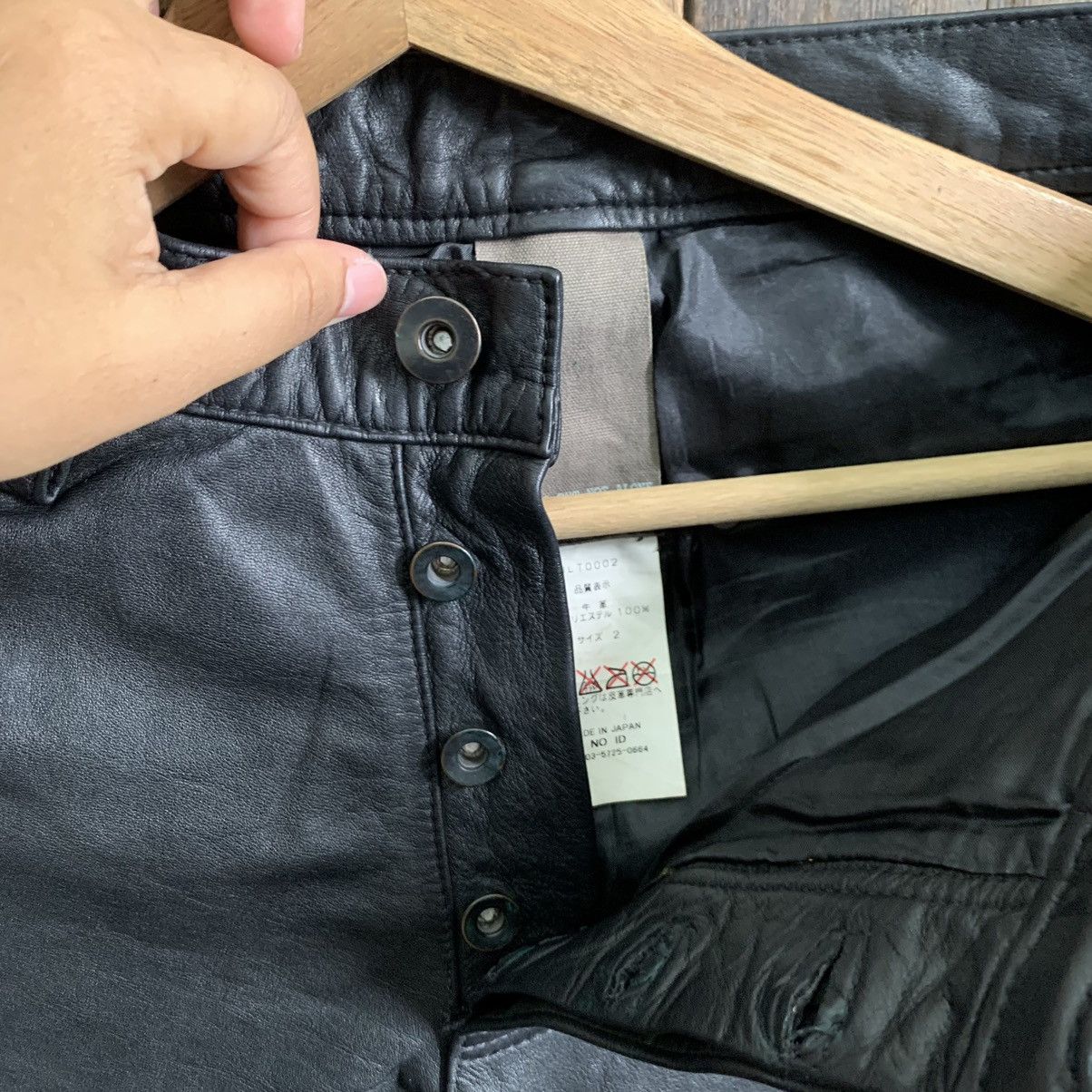 Leather Vintage Leather Pants Size US 29 - 4 Thumbnail