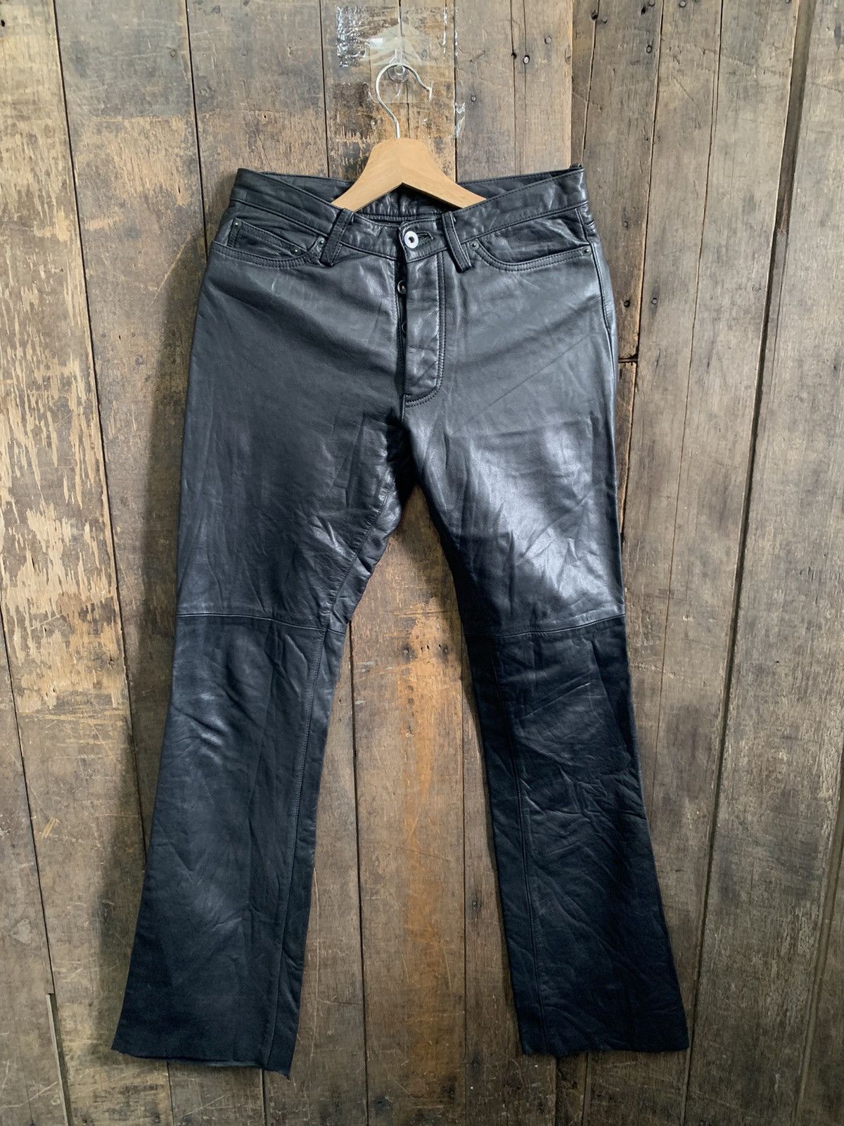 Leather Vintage Leather Pants Size US 29 - 1 Thumbnail