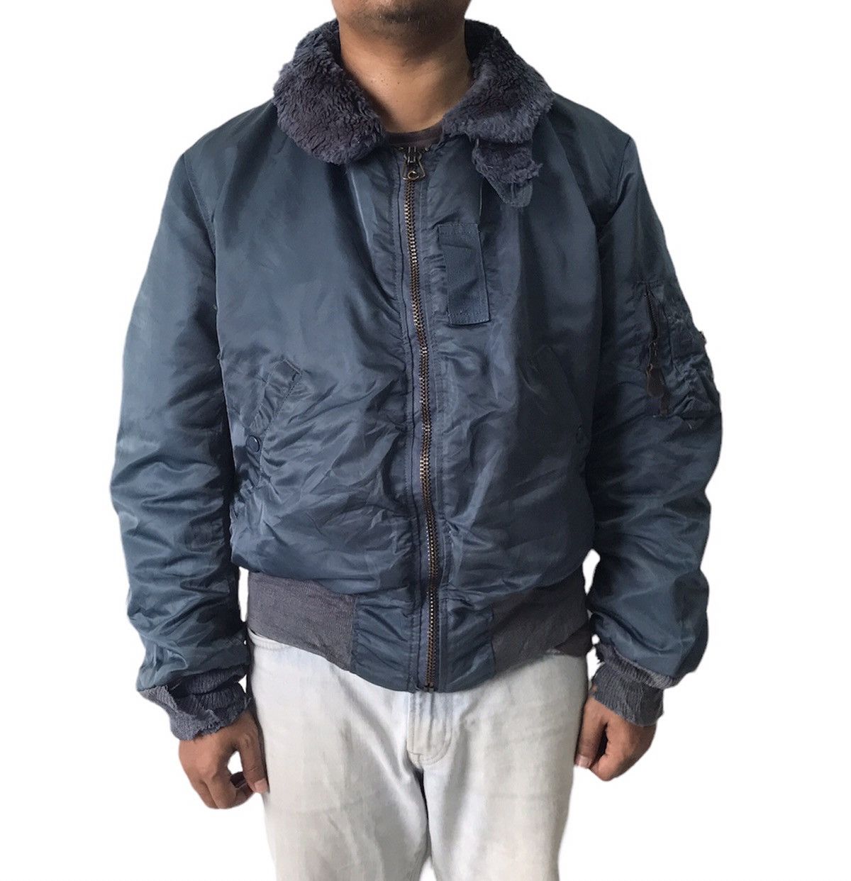 Alpha Industries Vtg B-15C Alpha Industries Bomber Flight Jacket Size US M / EU 48-50 / 2 - 3 Thumbnail