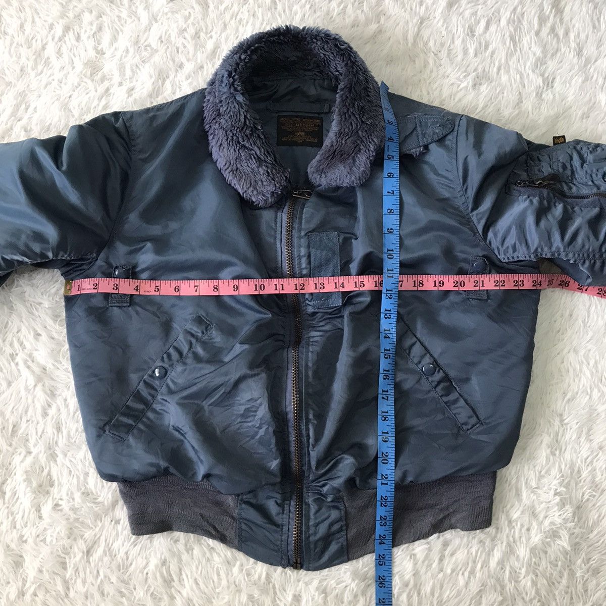 Alpha Industries Vtg B-15C Alpha Industries Bomber Flight Jacket Size US M / EU 48-50 / 2 - 20 Thumbnail