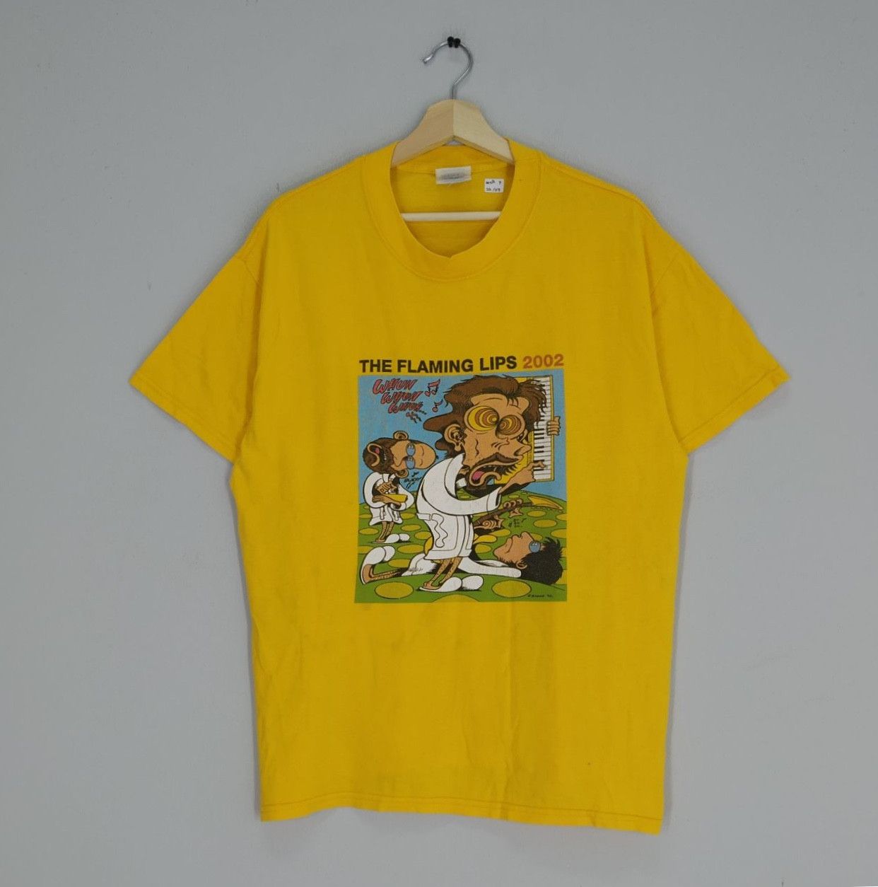 Band Tees Vintage 2002 The Flaming Lips Post Punk Whuh Whuh Whuh Band Size US L / EU 52-54 / 3 - 1 Thumbnail