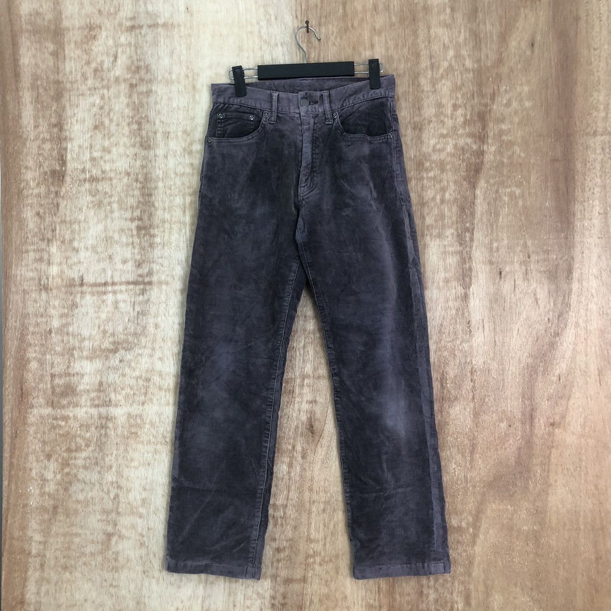 Japanese Brand Top Valu Purple Corduroy Casual pants #6194 Size US 26 / EU 42 - 1 Thumbnail