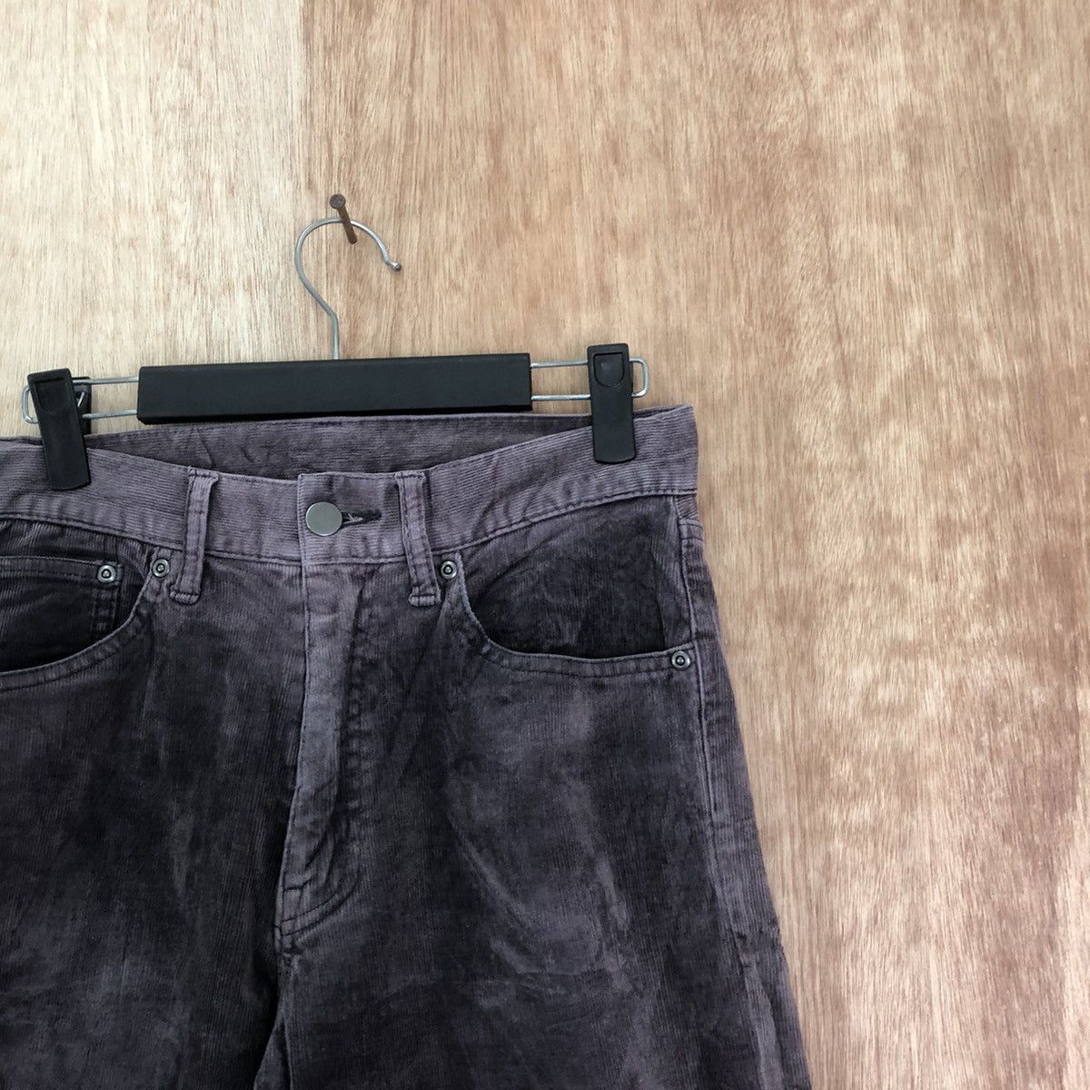 Japanese Brand Top Valu Purple Corduroy Casual pants #6194 Size US 26 / EU 42 - 5 Thumbnail