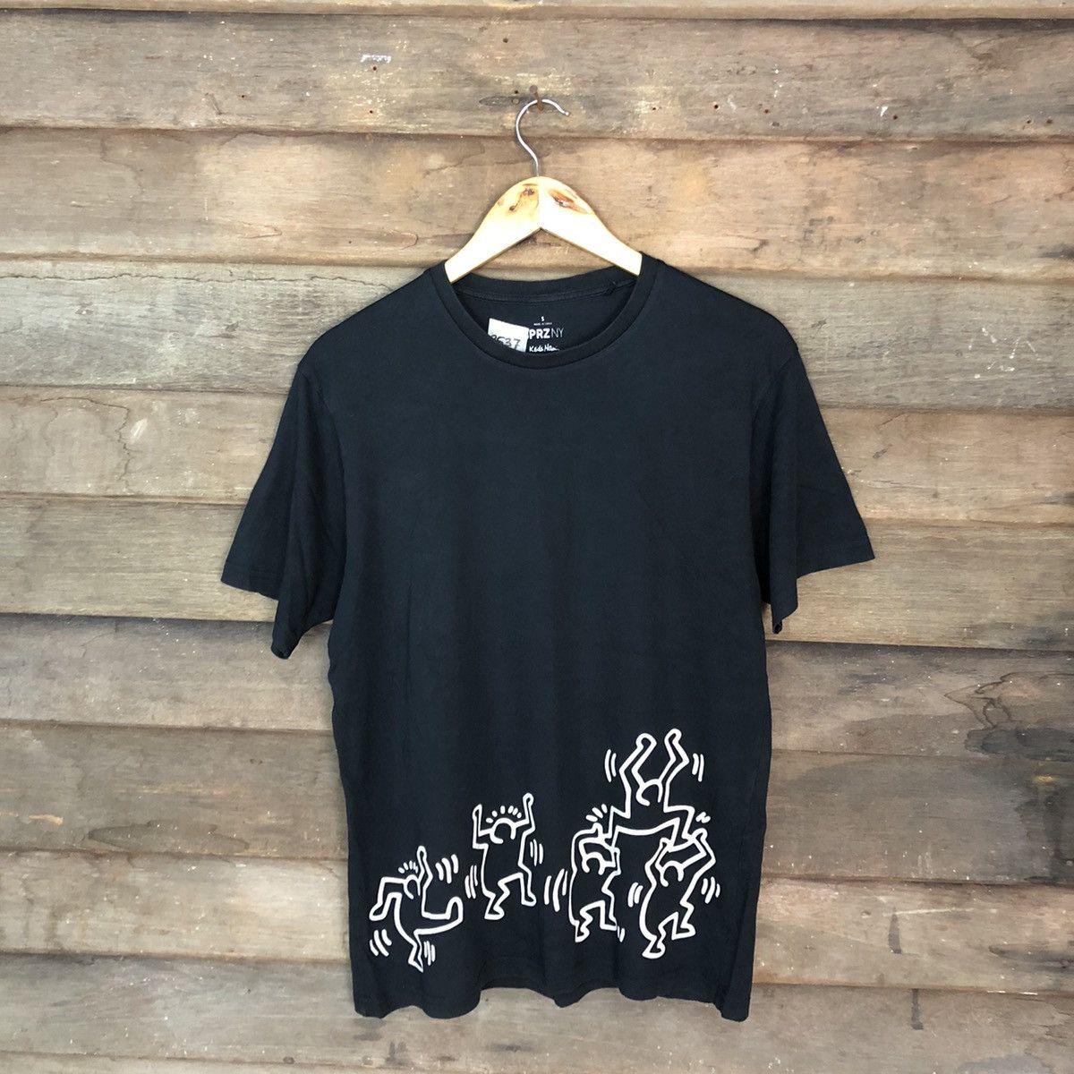 Keith Haring SPRZNY X Keith Haring Black SHort Sleeve Tshirt #3537 Size US S / EU 44-46 / 1 - 3 Thumbnail