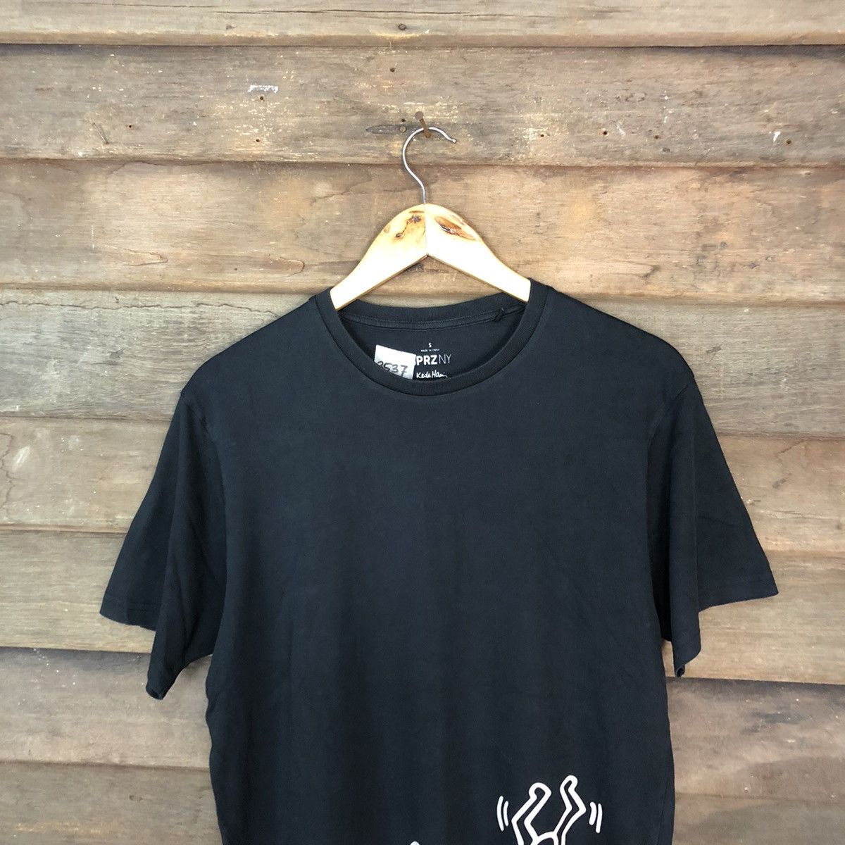 Keith Haring SPRZNY X Keith Haring Black SHort Sleeve Tshirt #3537 Size US S / EU 44-46 / 1 - 2 Thumbnail