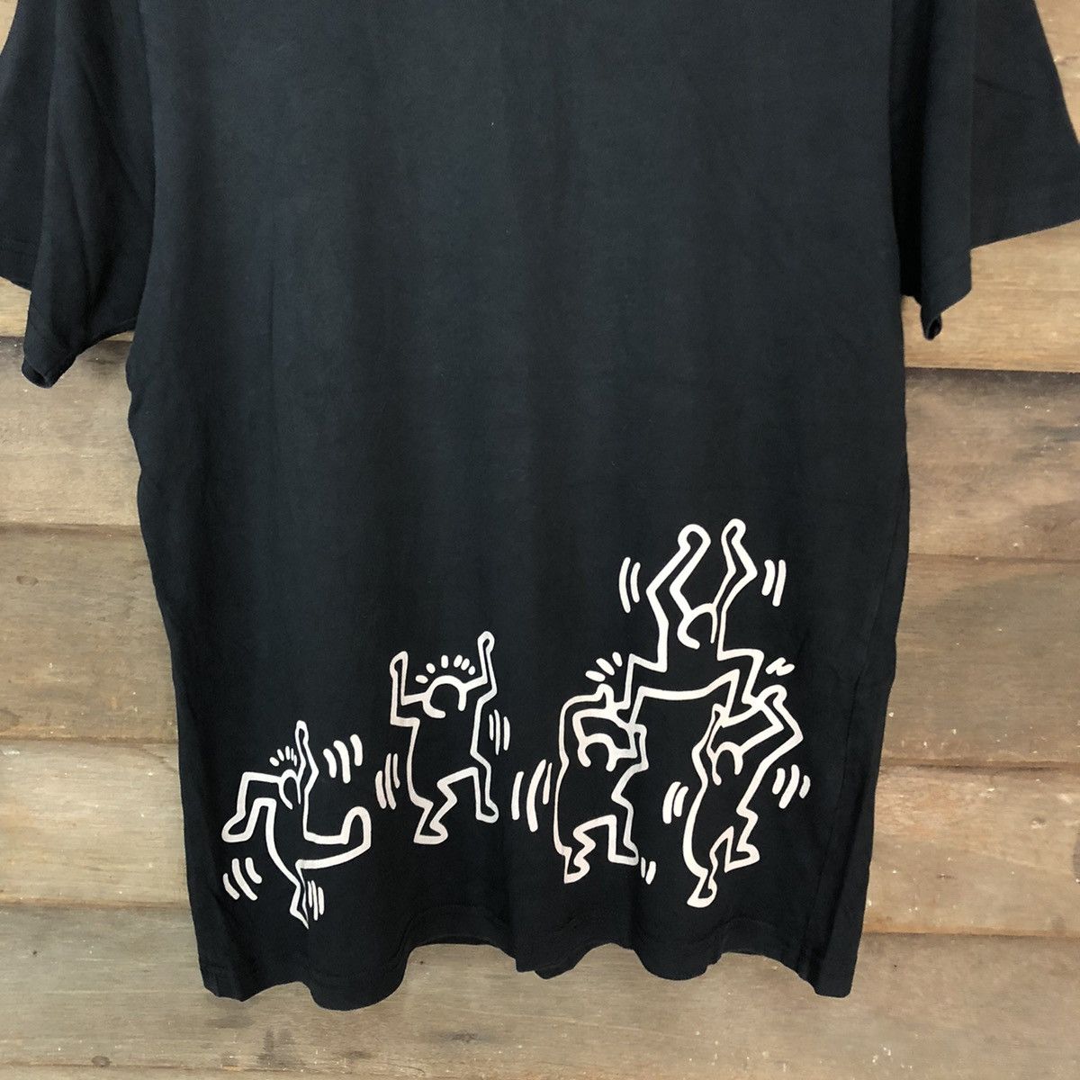 Keith Haring SPRZNY X Keith Haring Black SHort Sleeve Tshirt #3537 Size US S / EU 44-46 / 1 - 6 Thumbnail