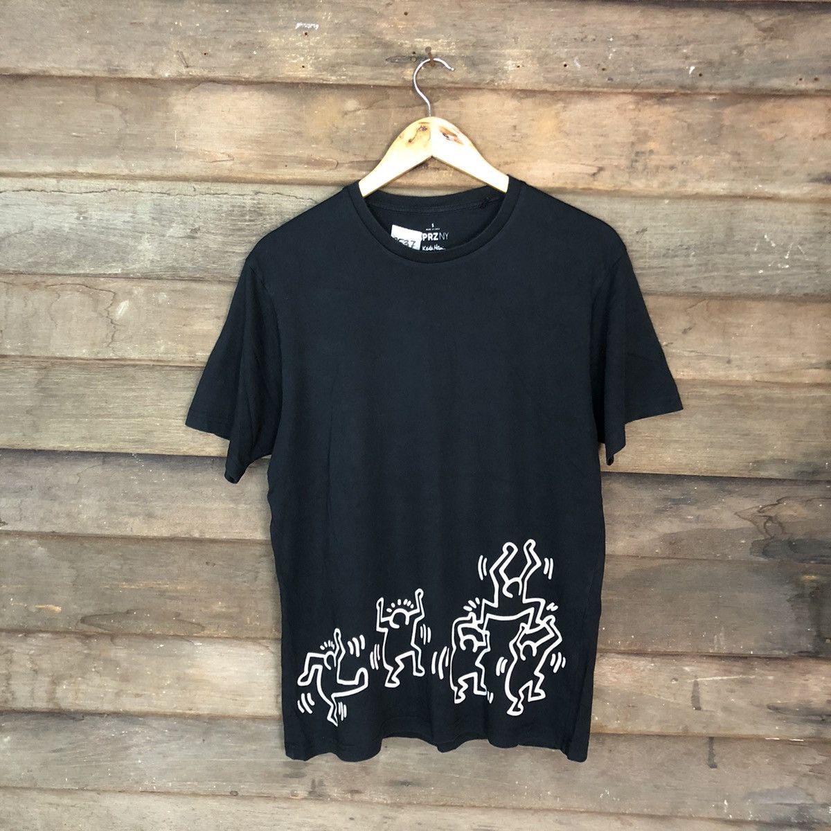 Keith Haring SPRZNY X Keith Haring Black SHort Sleeve Tshirt #3537 Size US S / EU 44-46 / 1 - 1 Thumbnail