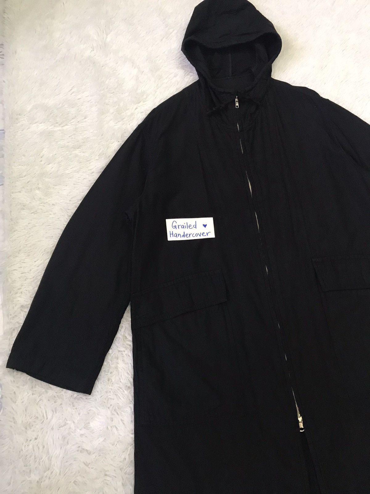Yohji Yamamoto Ys for men Yohji Yamamoto Long Jacket Hooded Size US L / EU 52-54 / 3 - 6 Thumbnail